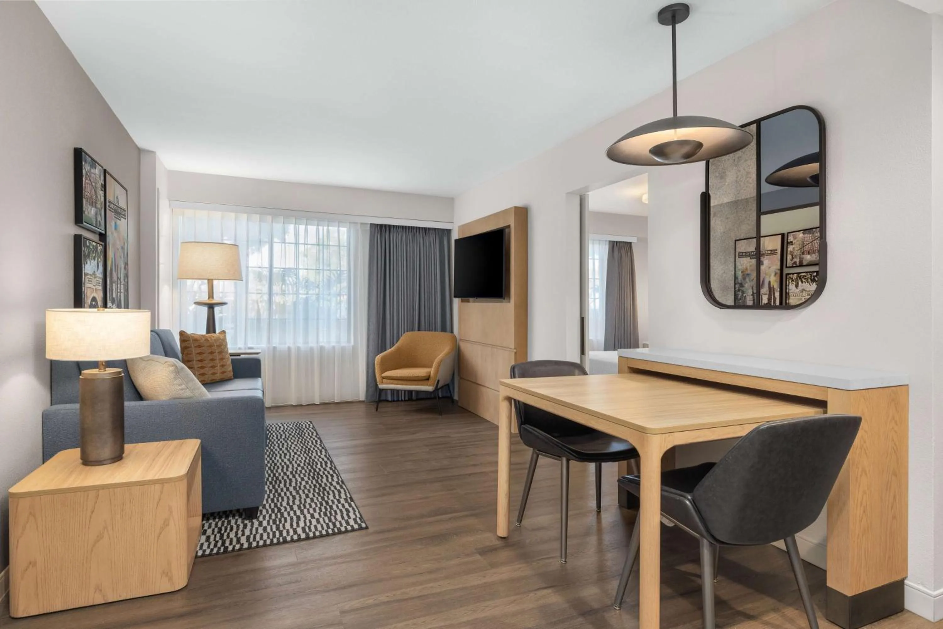 Living room in Homewood Suites by Hilton San Diego Airport-Liberty Station