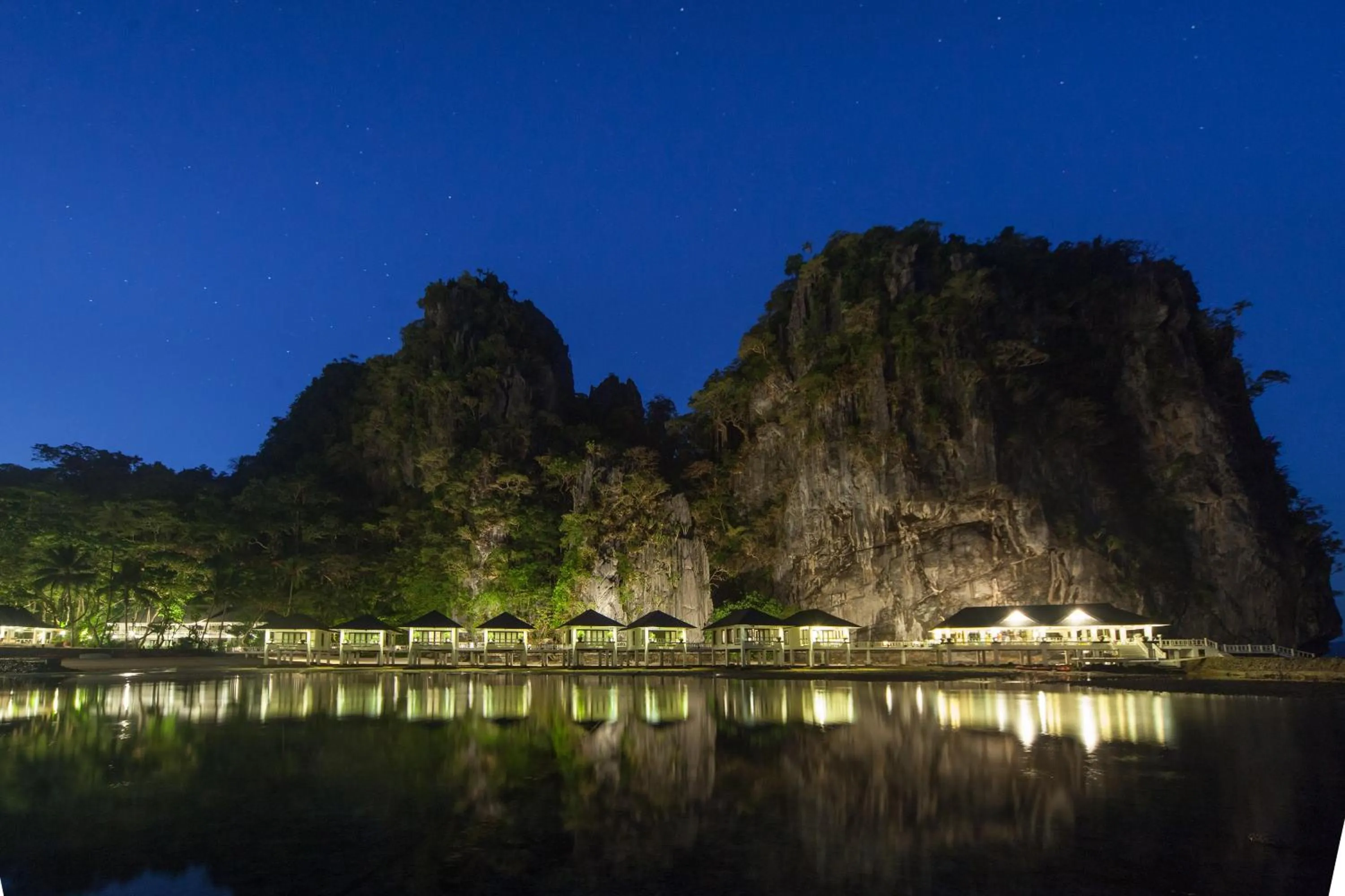 Night in El Nido Resorts Lagen Island