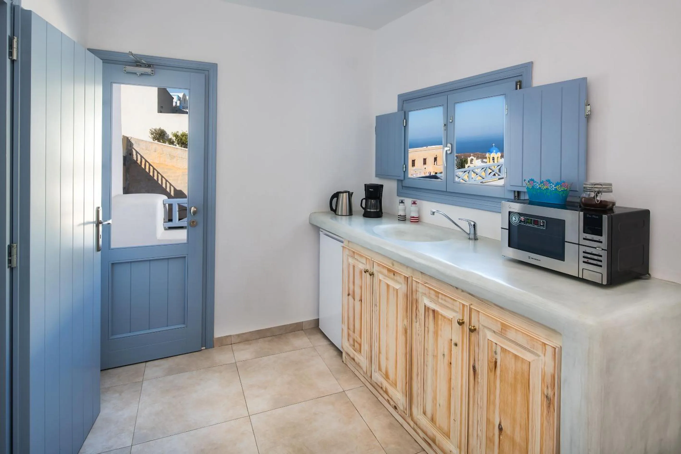 Kitchen or kitchenette in Anatoli Hotel & Spa