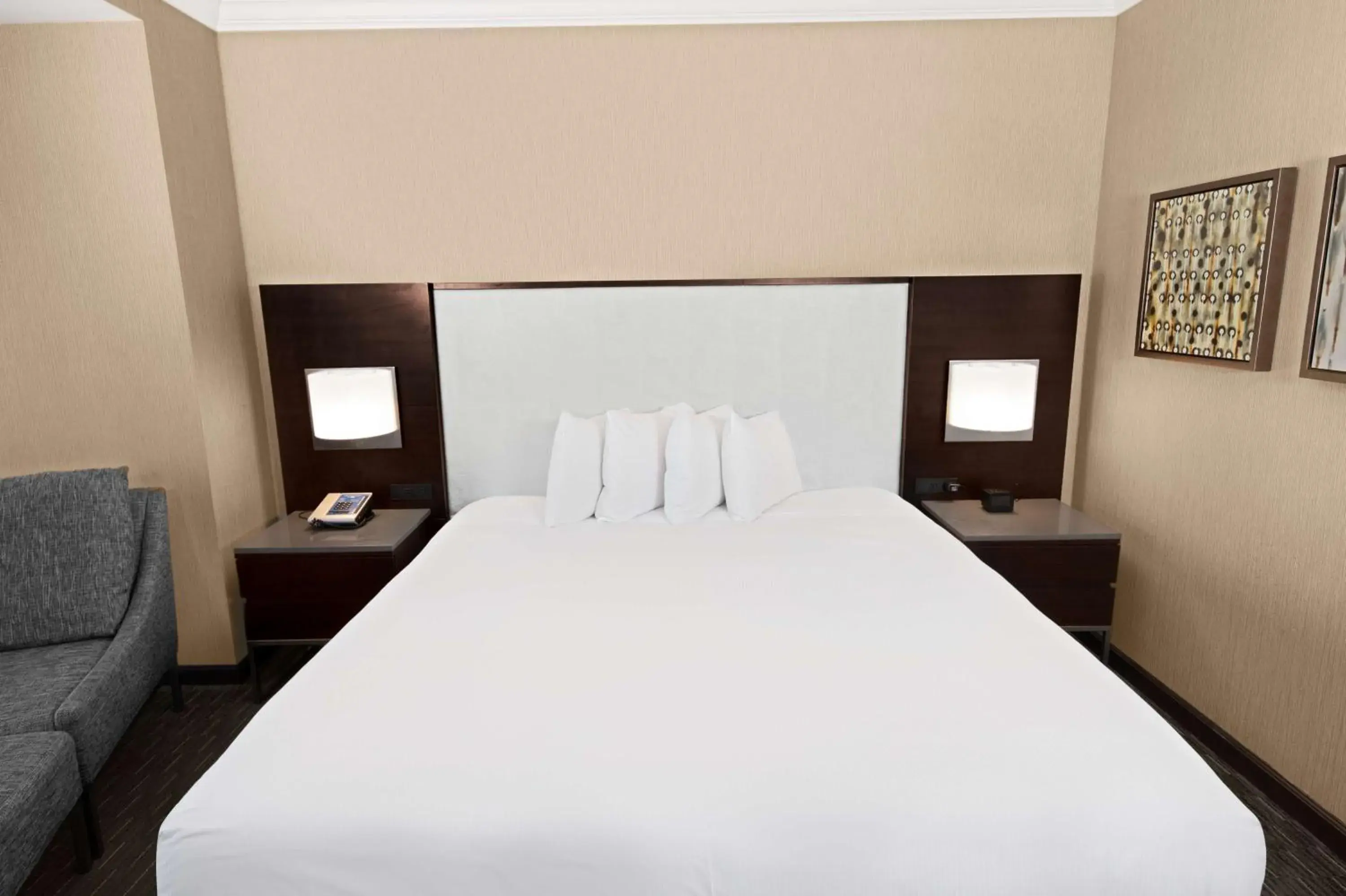 Skyline View with Balcony - One King Bed in Hilton San Francisco Union Square Skyline View with Balcony - One King Bed in Hilton San Francisco Union Square