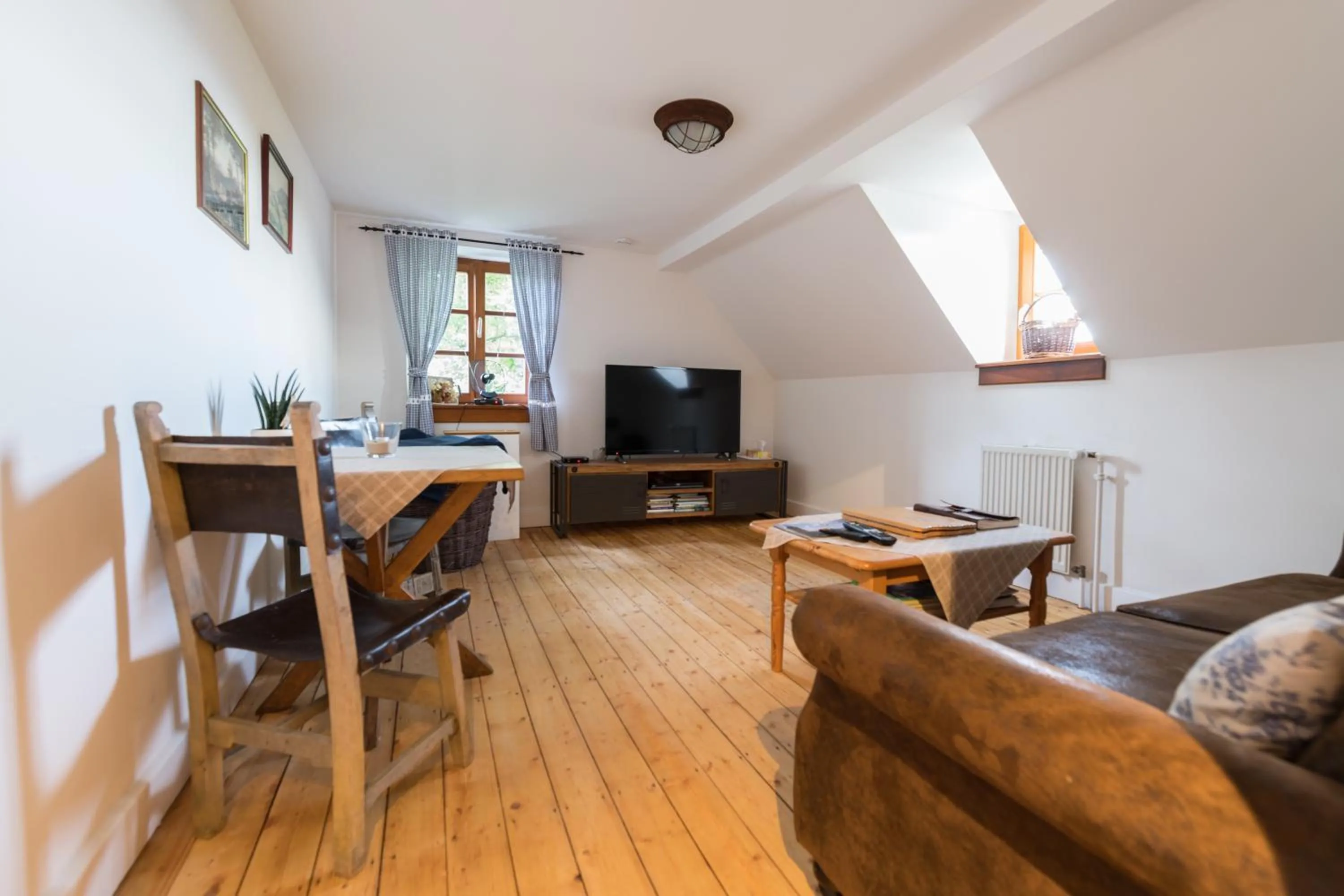 Living room in Schloß Auerbach Kleine Ferienwohnung