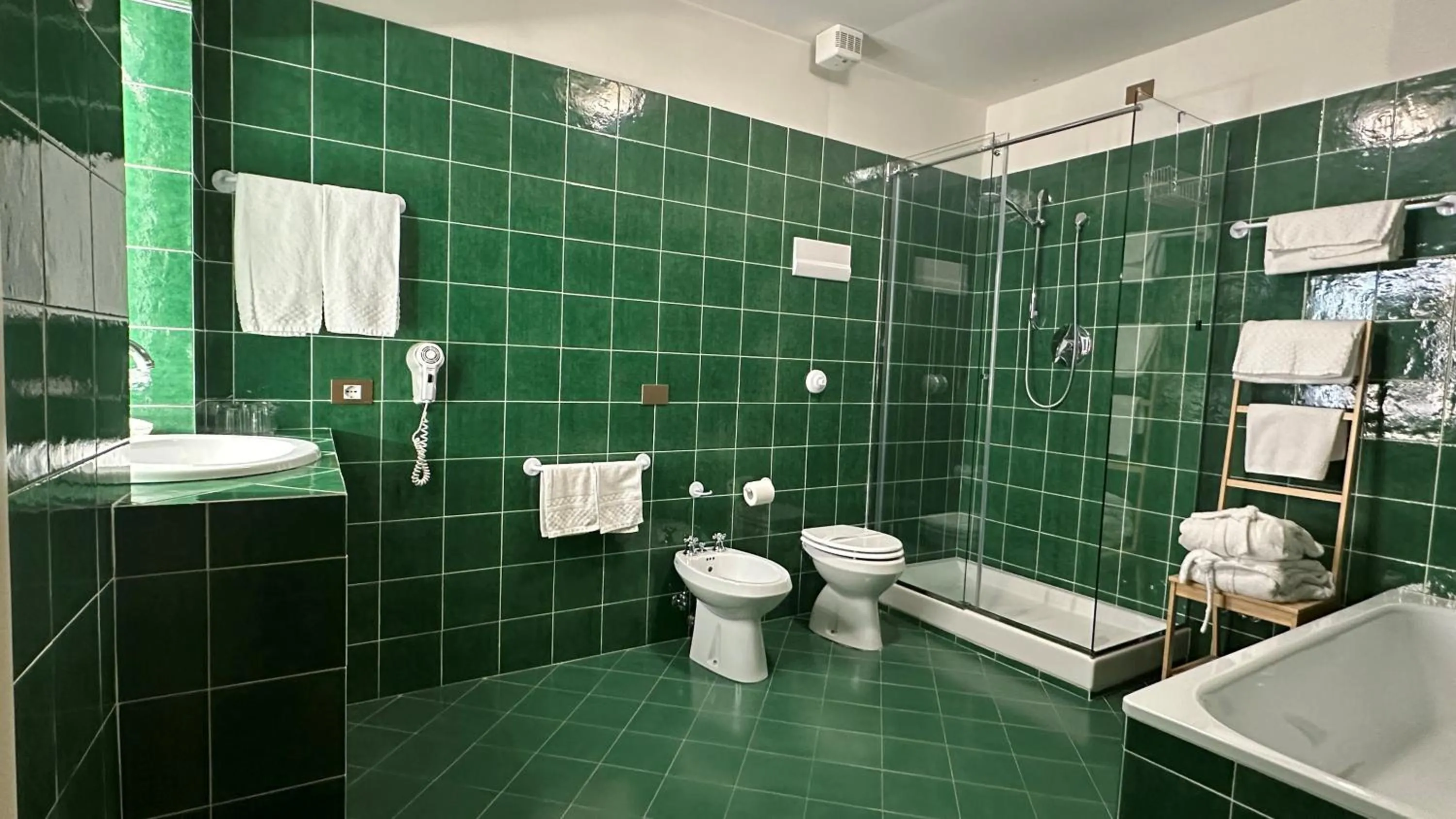 Shower in Hotel Roma