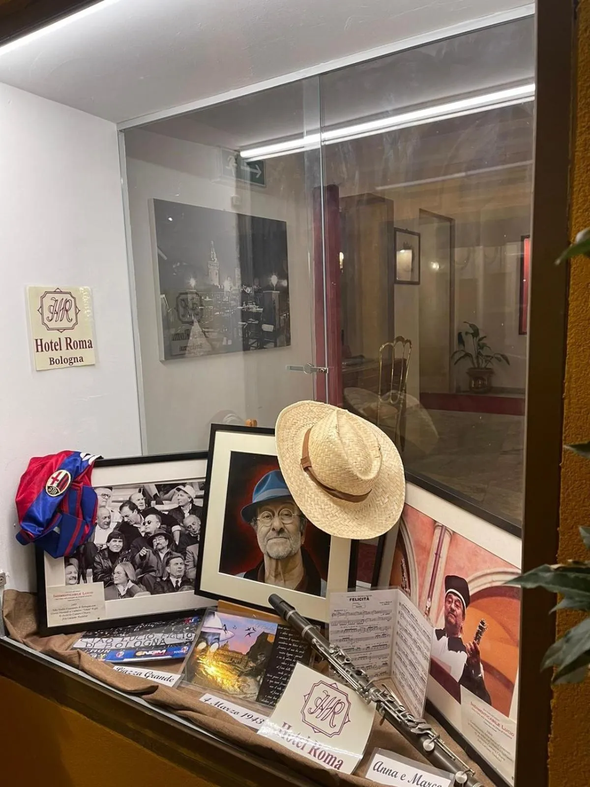 Decorative detail in Hotel Roma