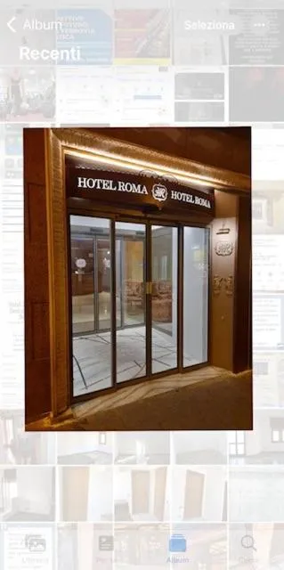 Facade/entrance in Hotel Roma