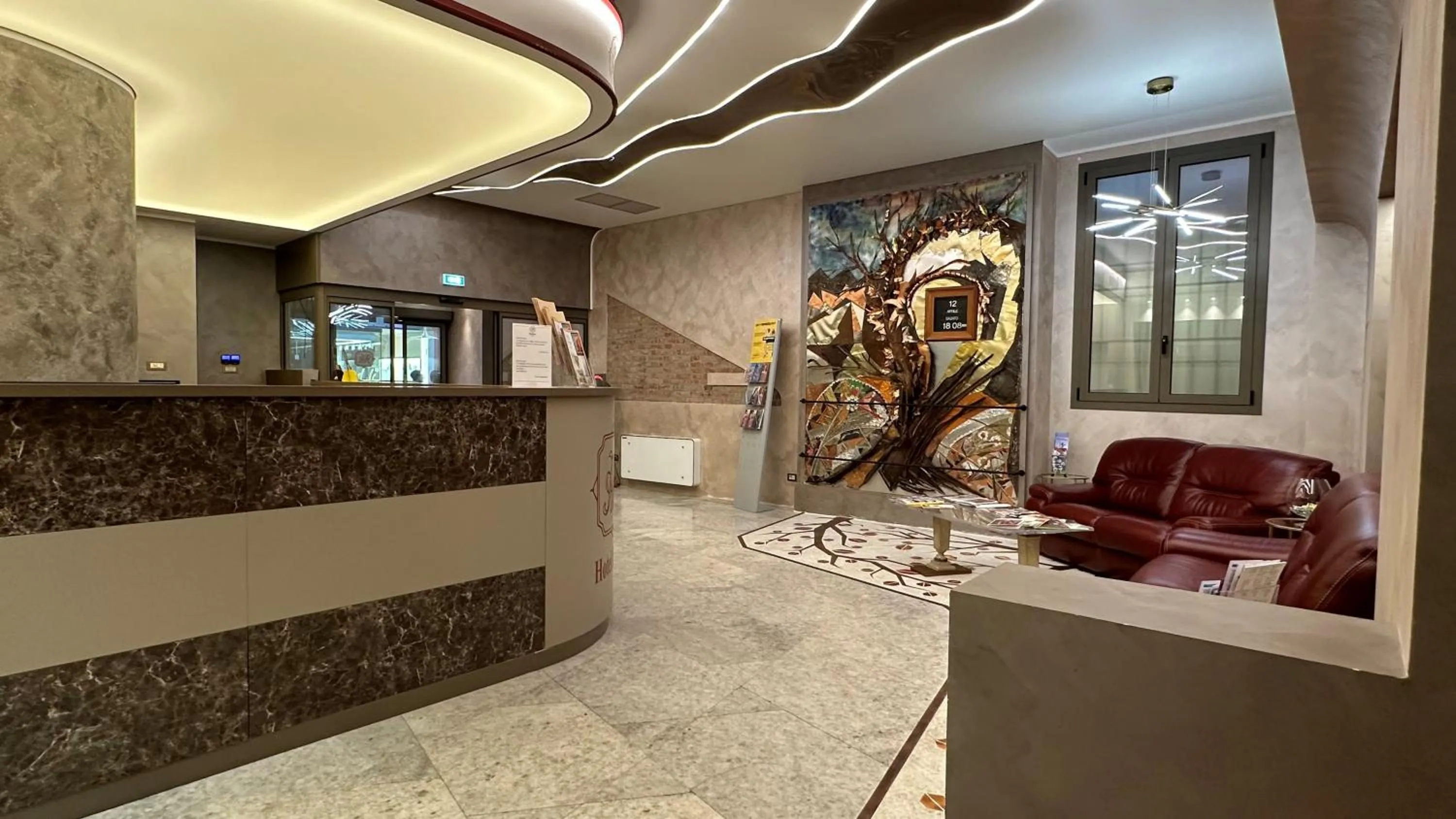 Lobby or reception in Hotel Roma