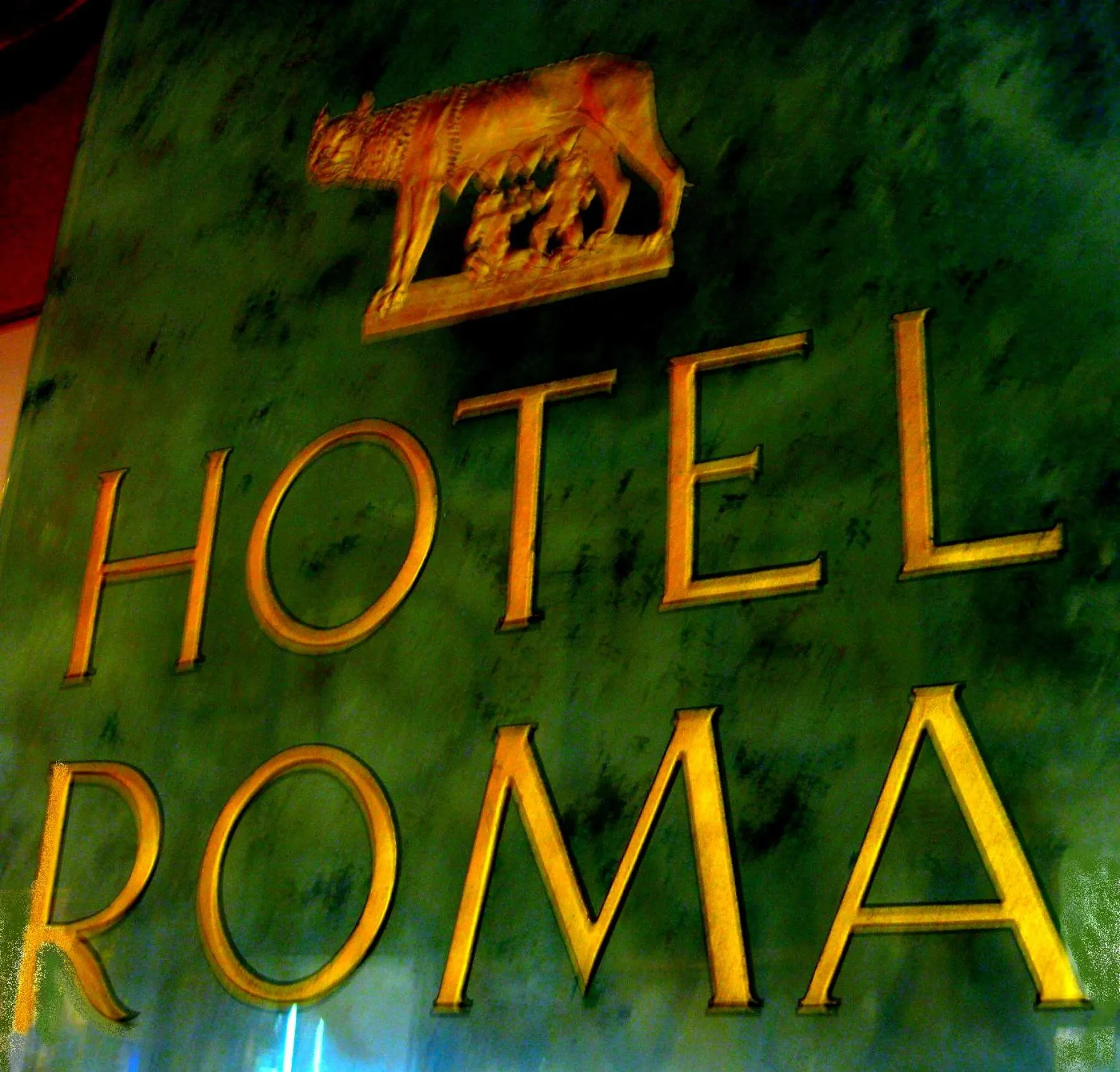 Decorative detail in Hotel Roma