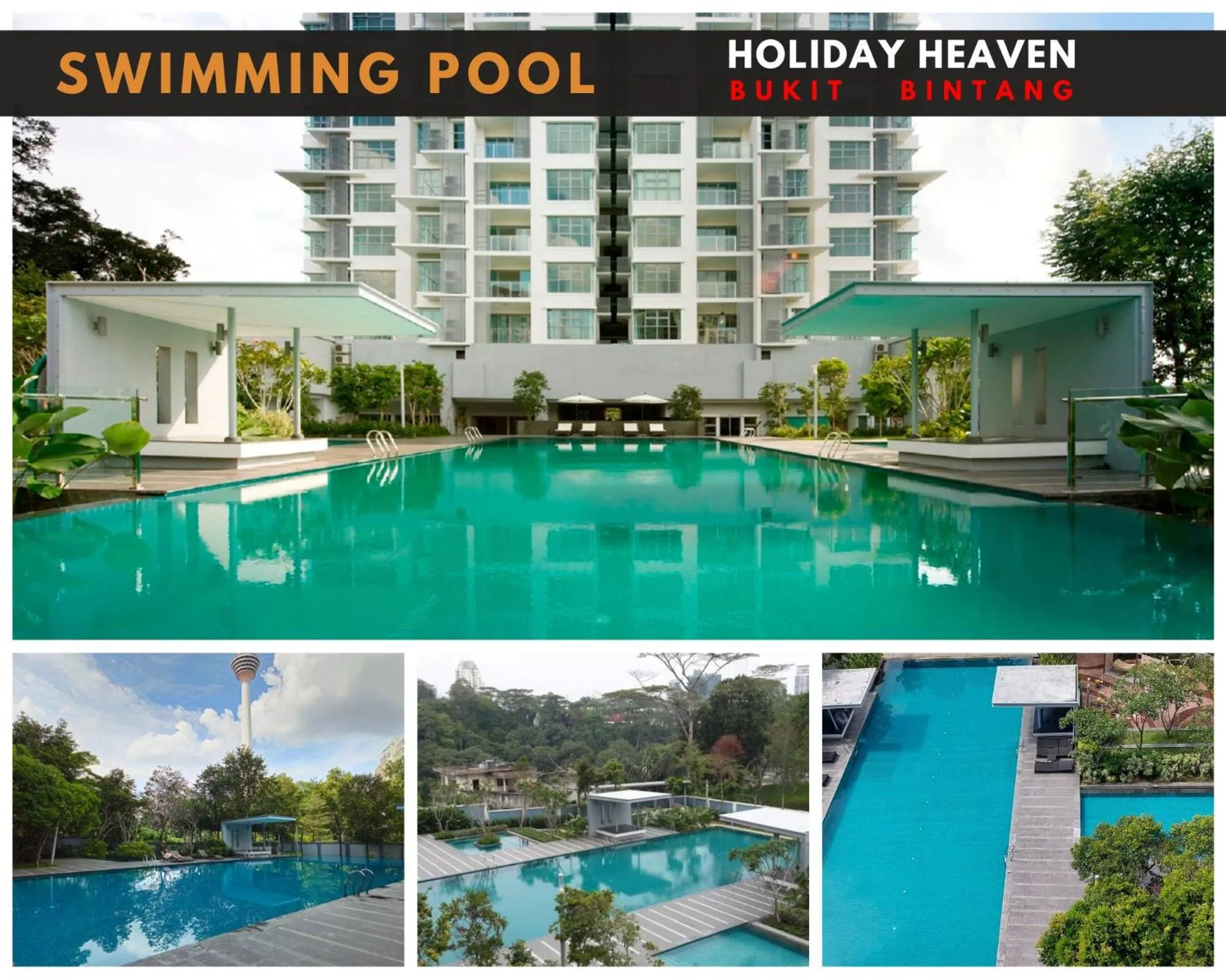 Swimming pool in Holiday Heaven