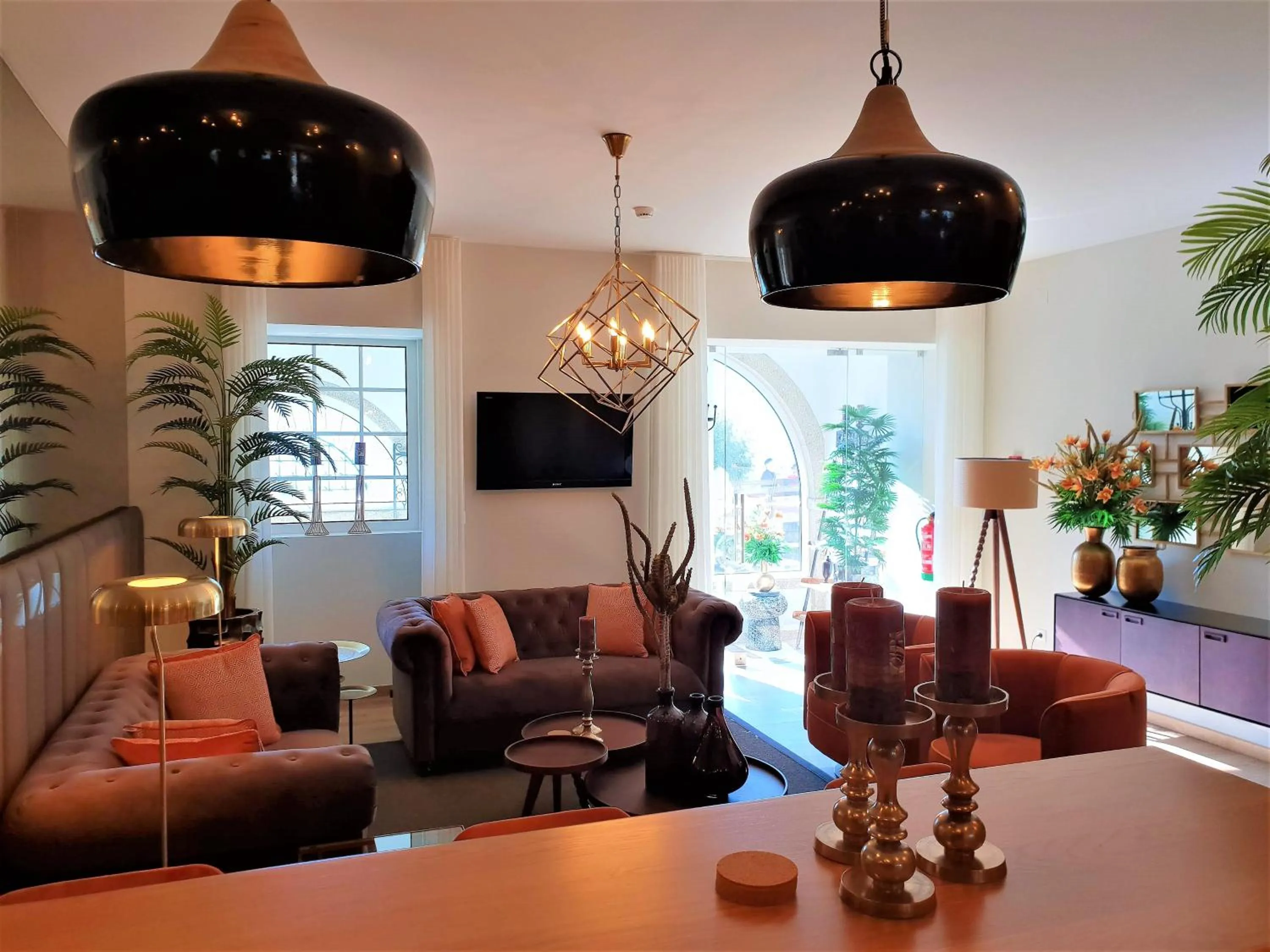 Living room in Quinta da Palmeira - Country House Retreat & Spa