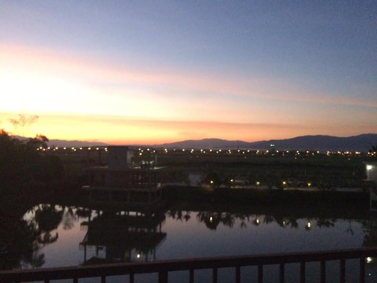 Sunset in Rung ChiangRai Resort