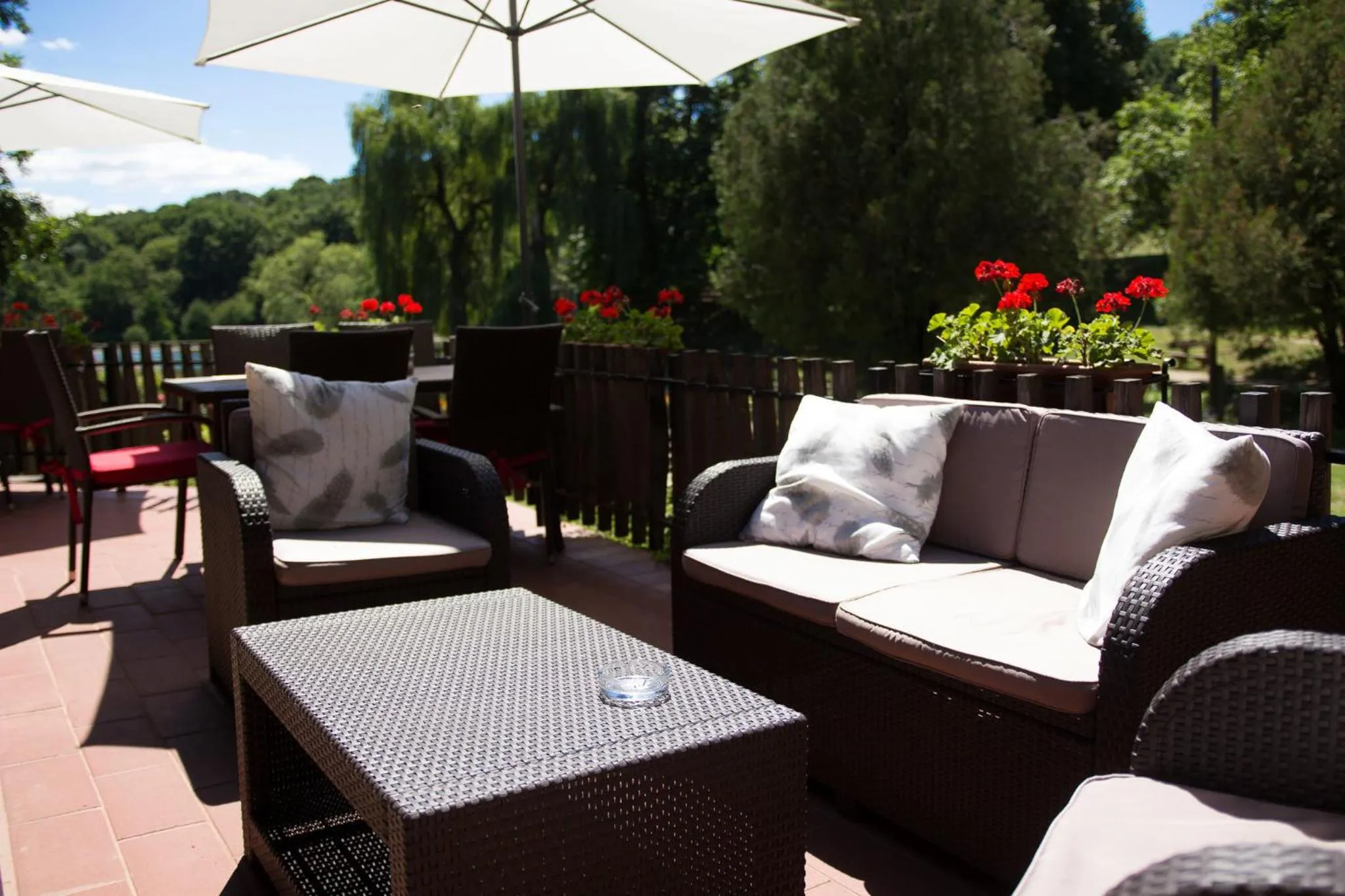 Patio in Hotel Síkfőkút