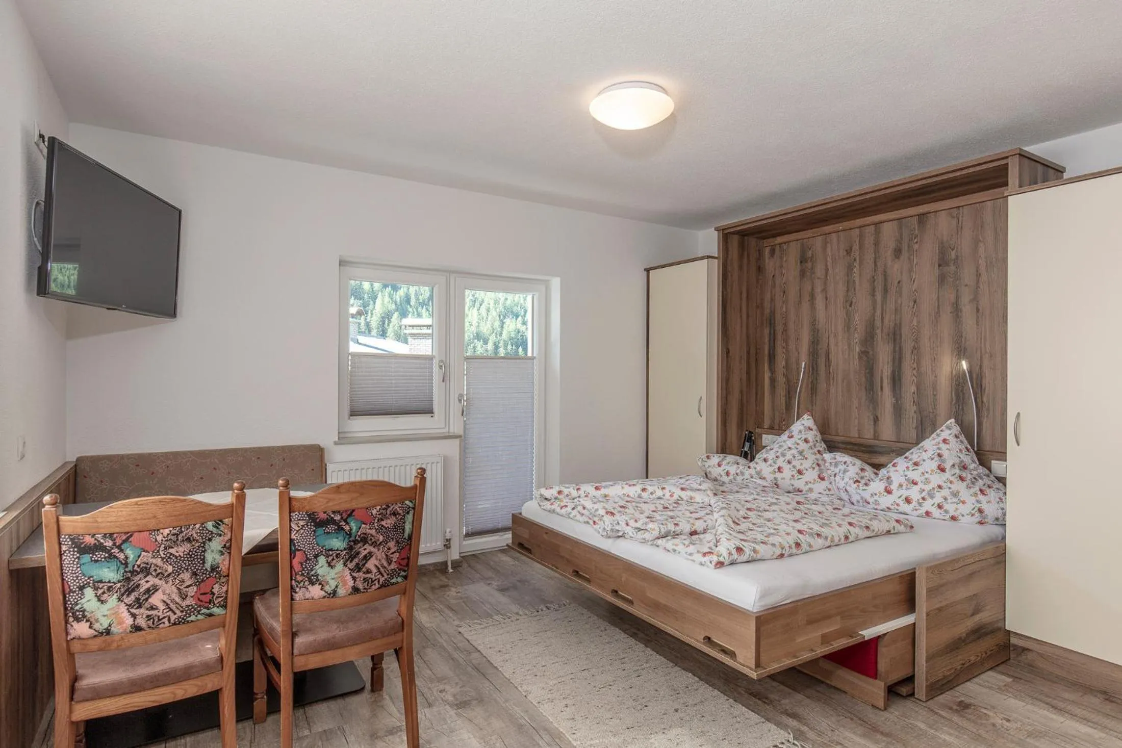 Living room, Bed in Apart Felsenhof