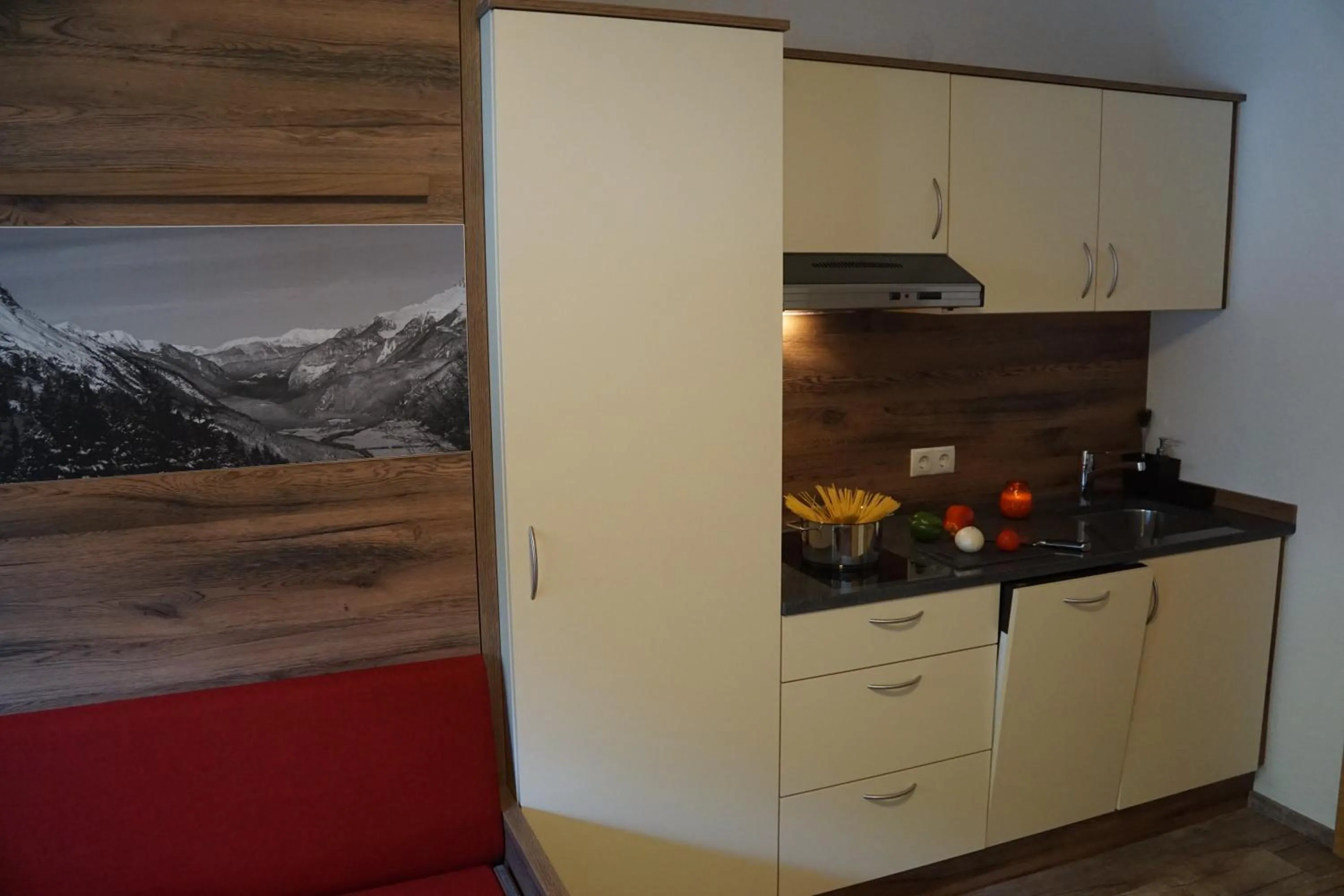Kitchen or kitchenette in Apart Felsenhof