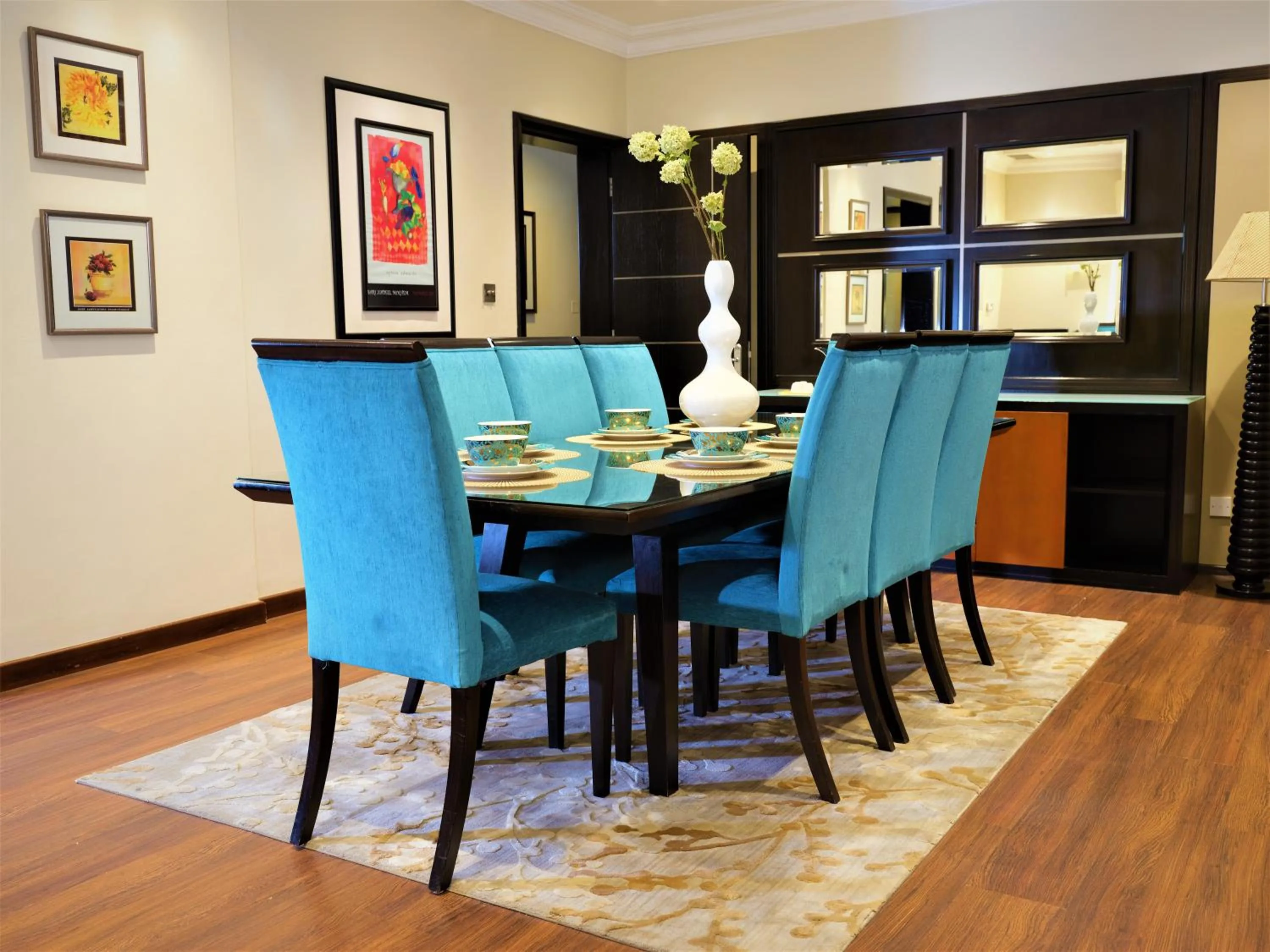 Living room in Boudl Salmiya, Kuwait - بودل السالمية الكويت