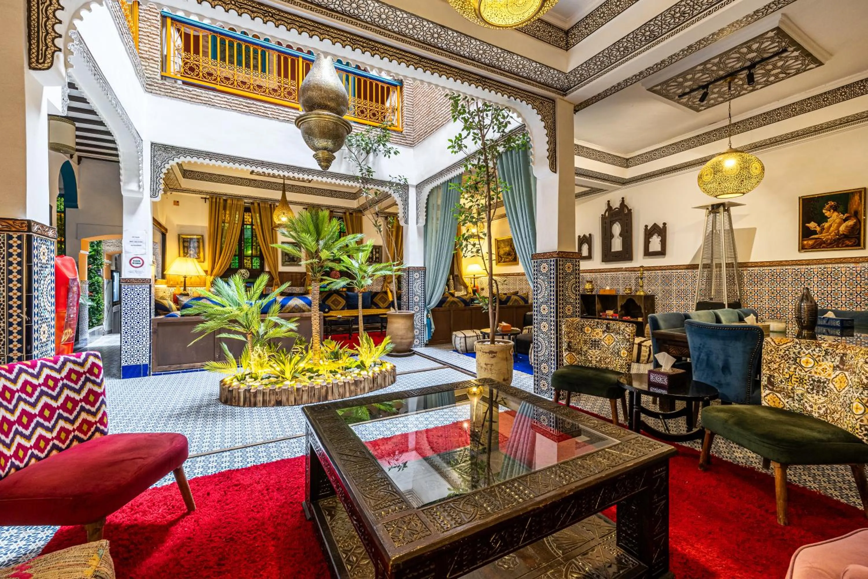 Living room in Riad Luzia