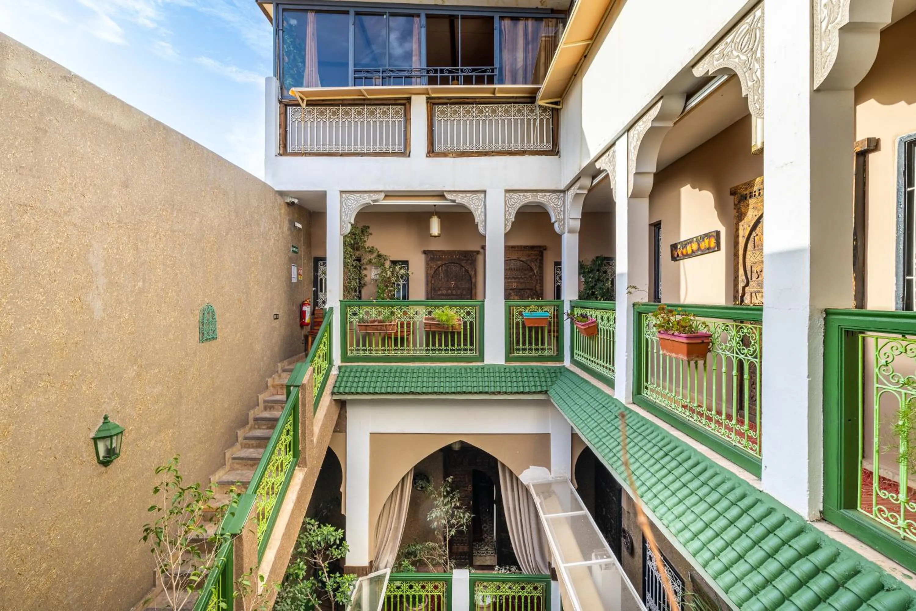 Patio in Riad Luzia