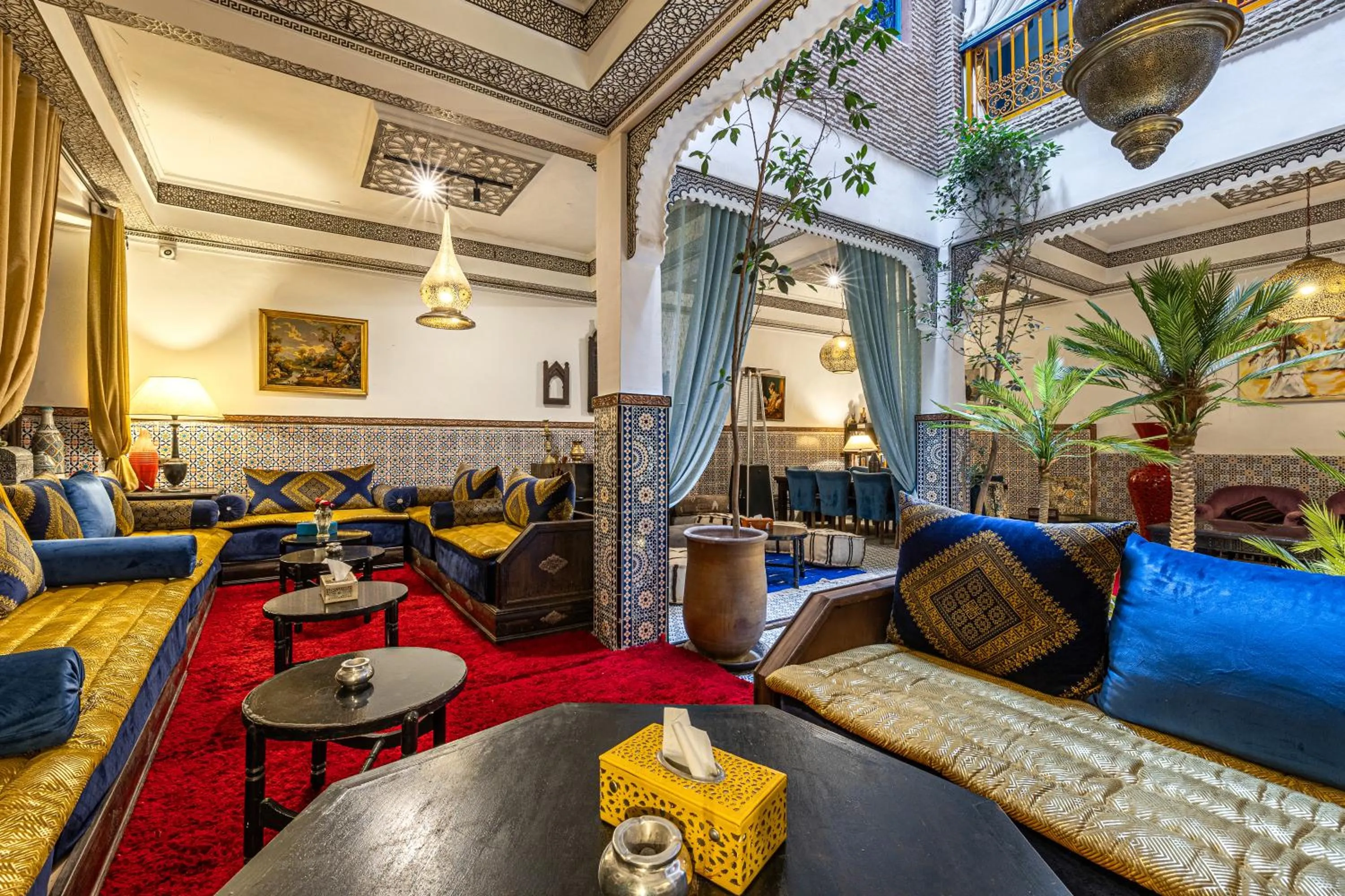 Living room in Riad Luzia