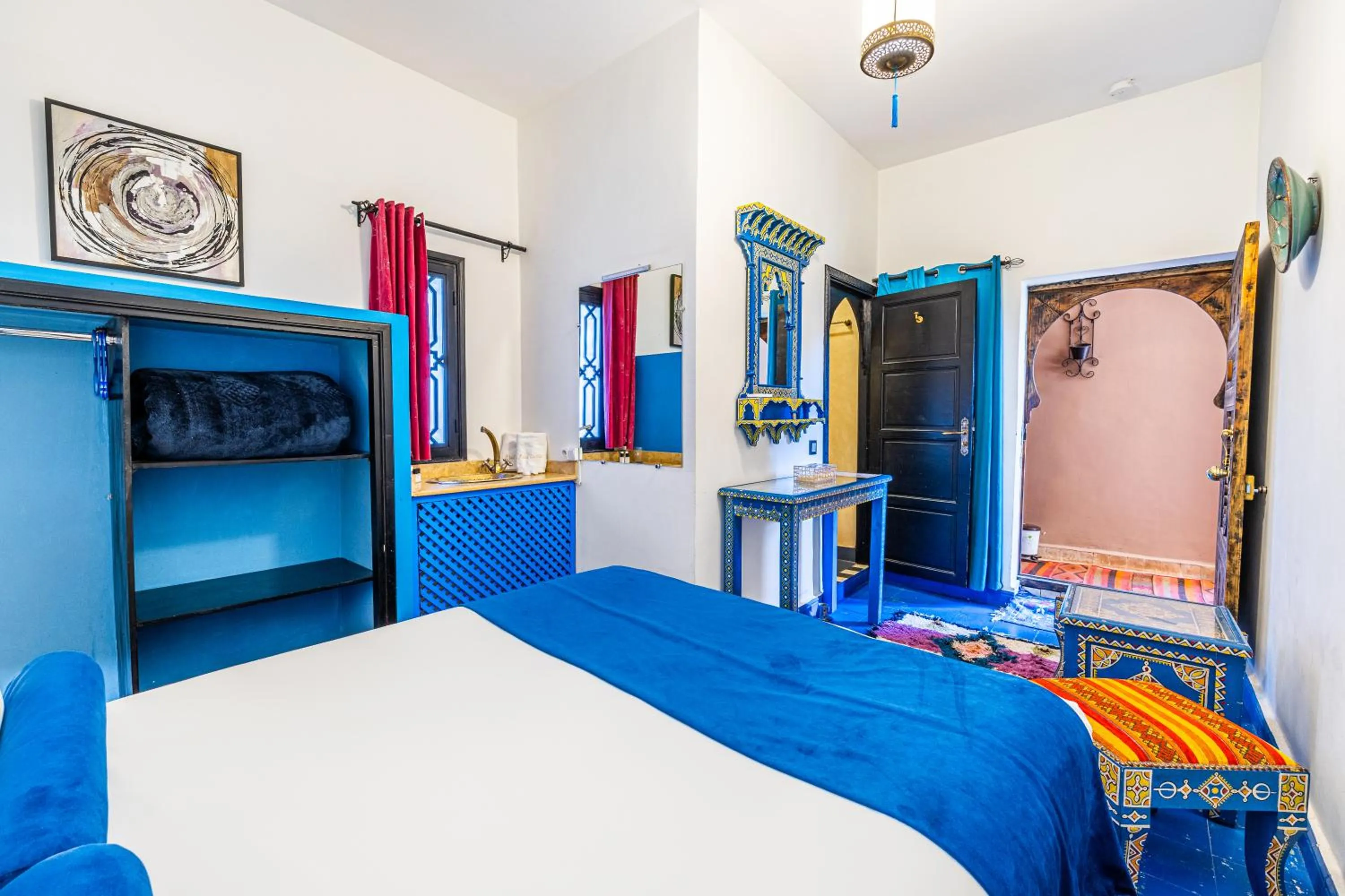 Photo of the whole room, Bed in Riad Luzia