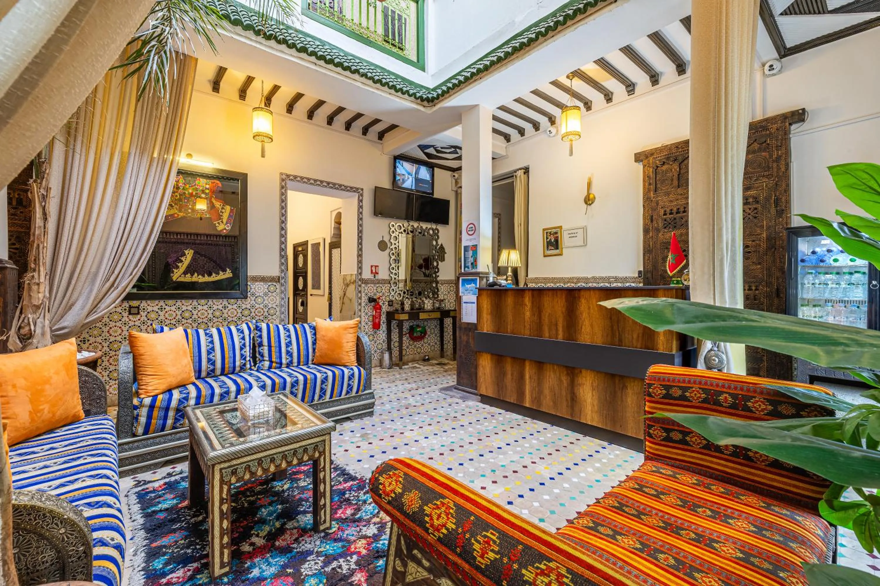 Lobby or reception in Riad Luzia
