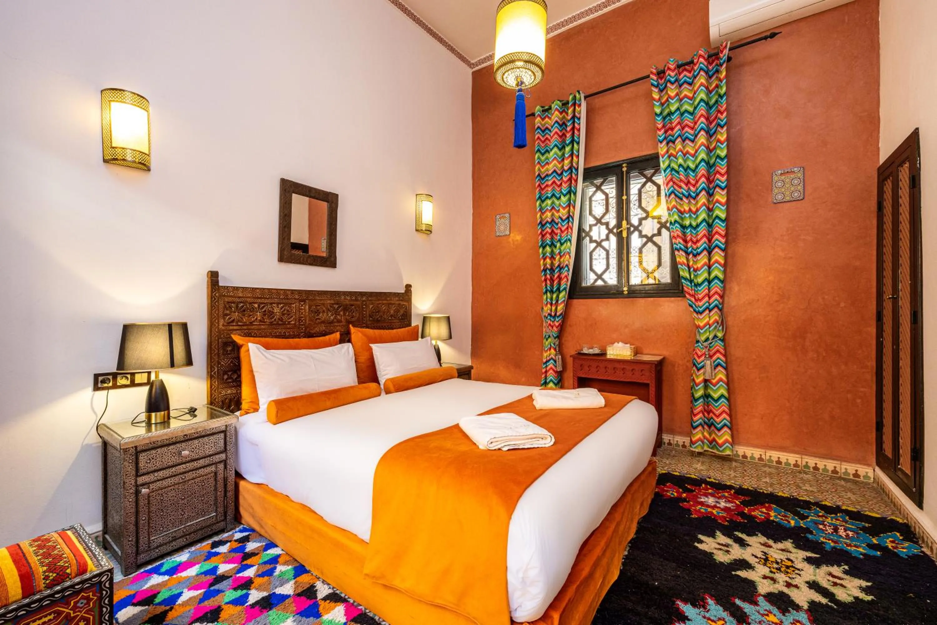View (from property/room), Bed in Riad Luzia