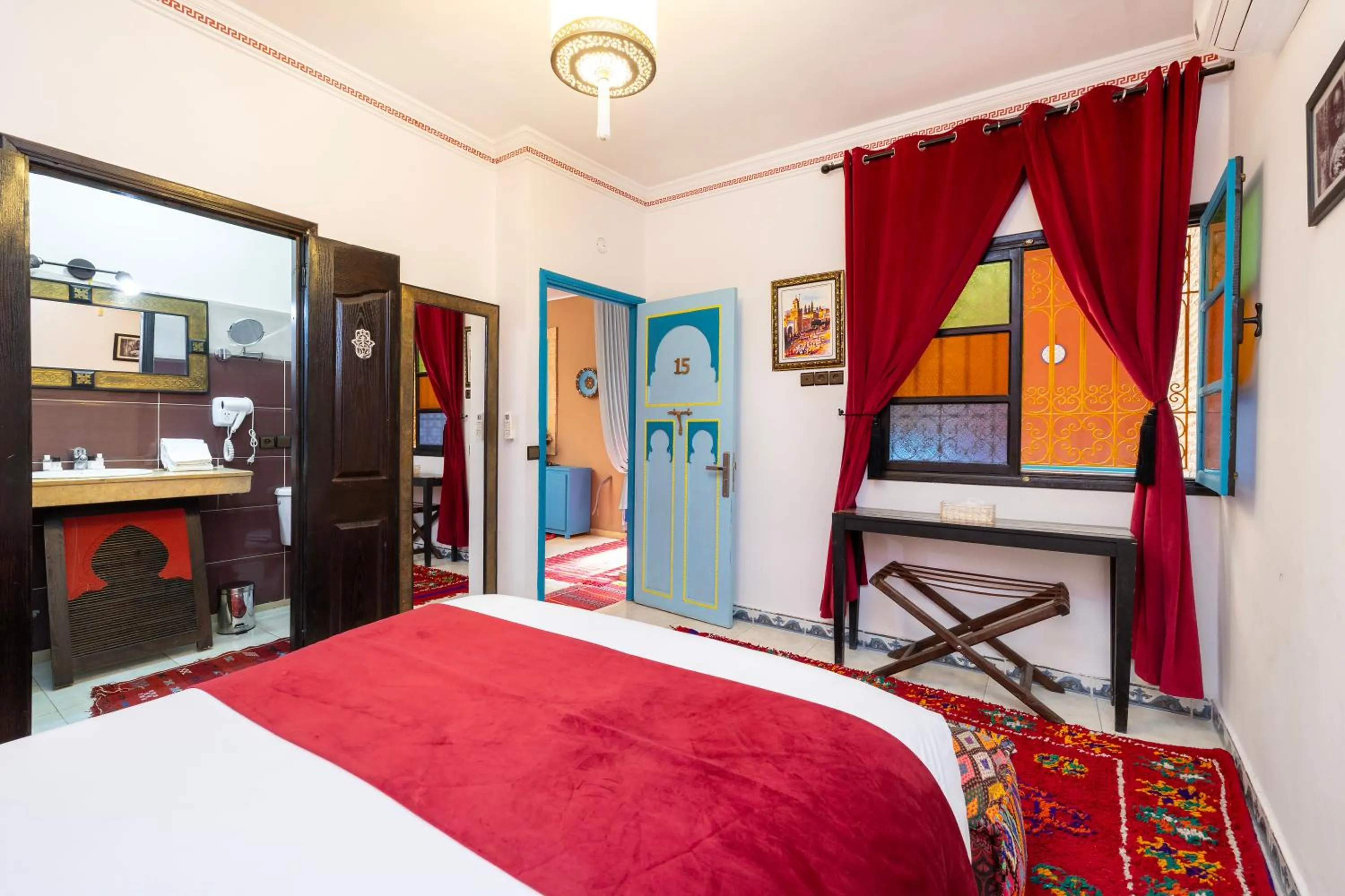Photo of the whole room, Bed in Riad Luzia