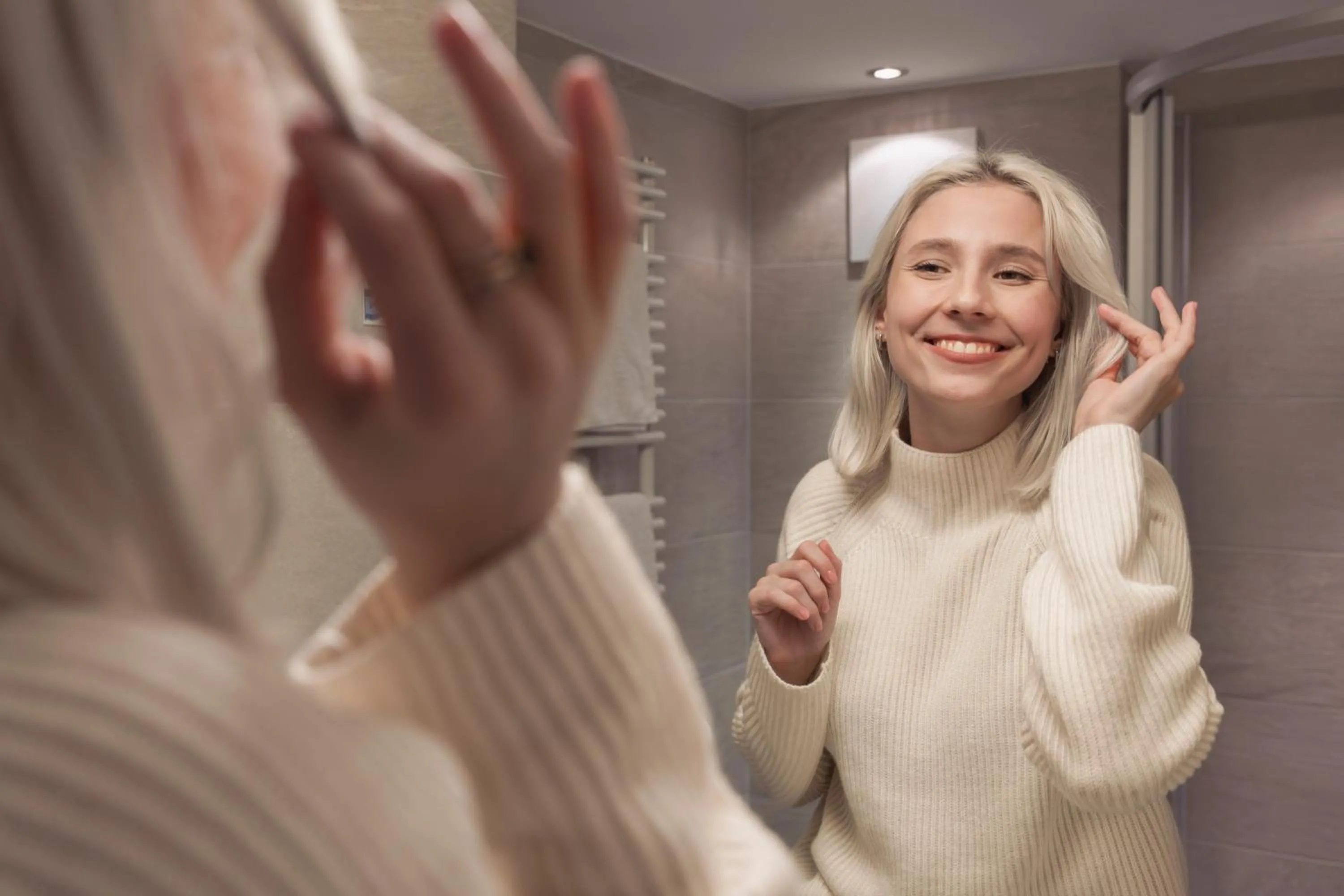 Bathroom in Hotel Bergwelt