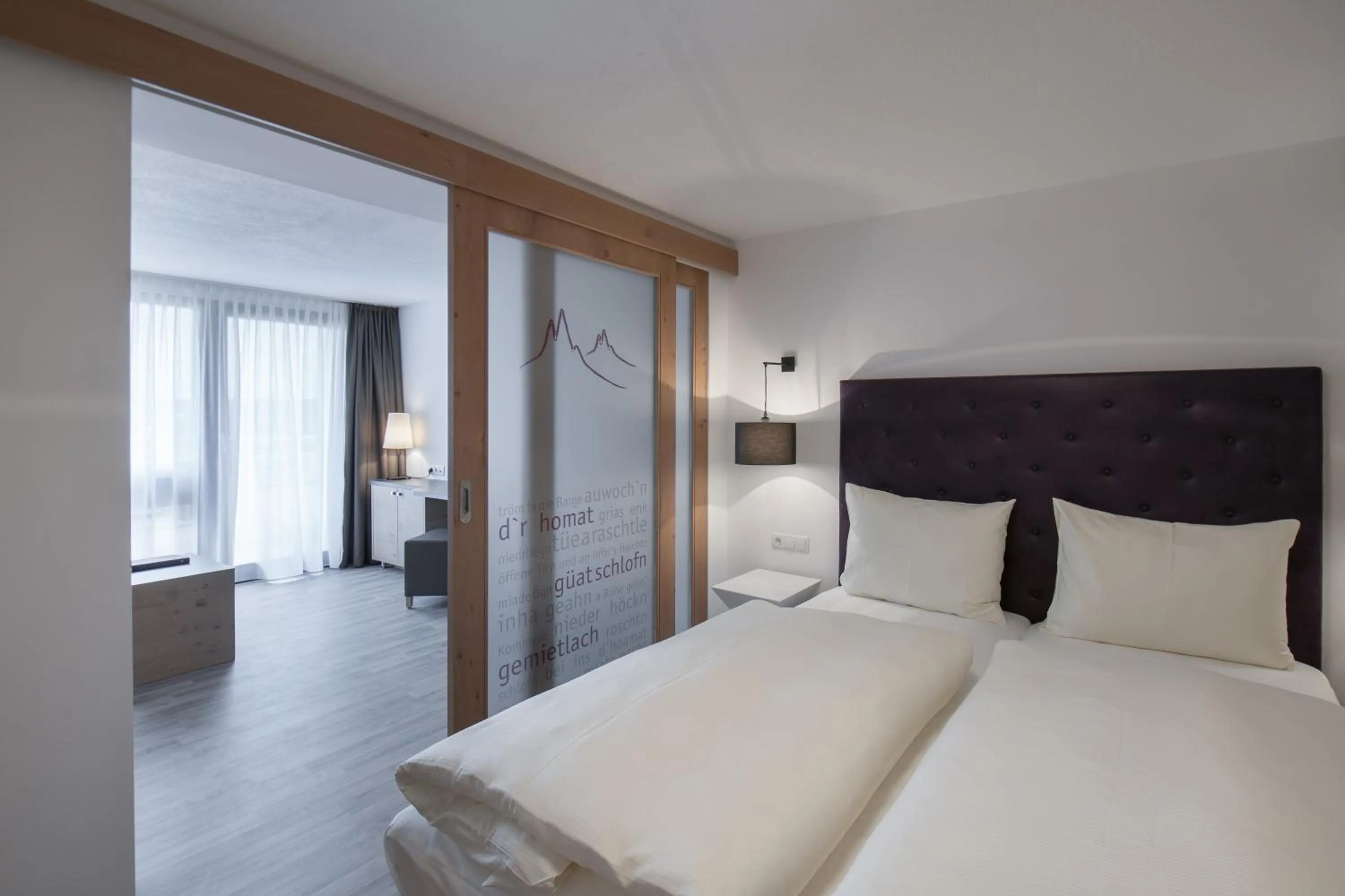 Bed in Hotel Bergwelt