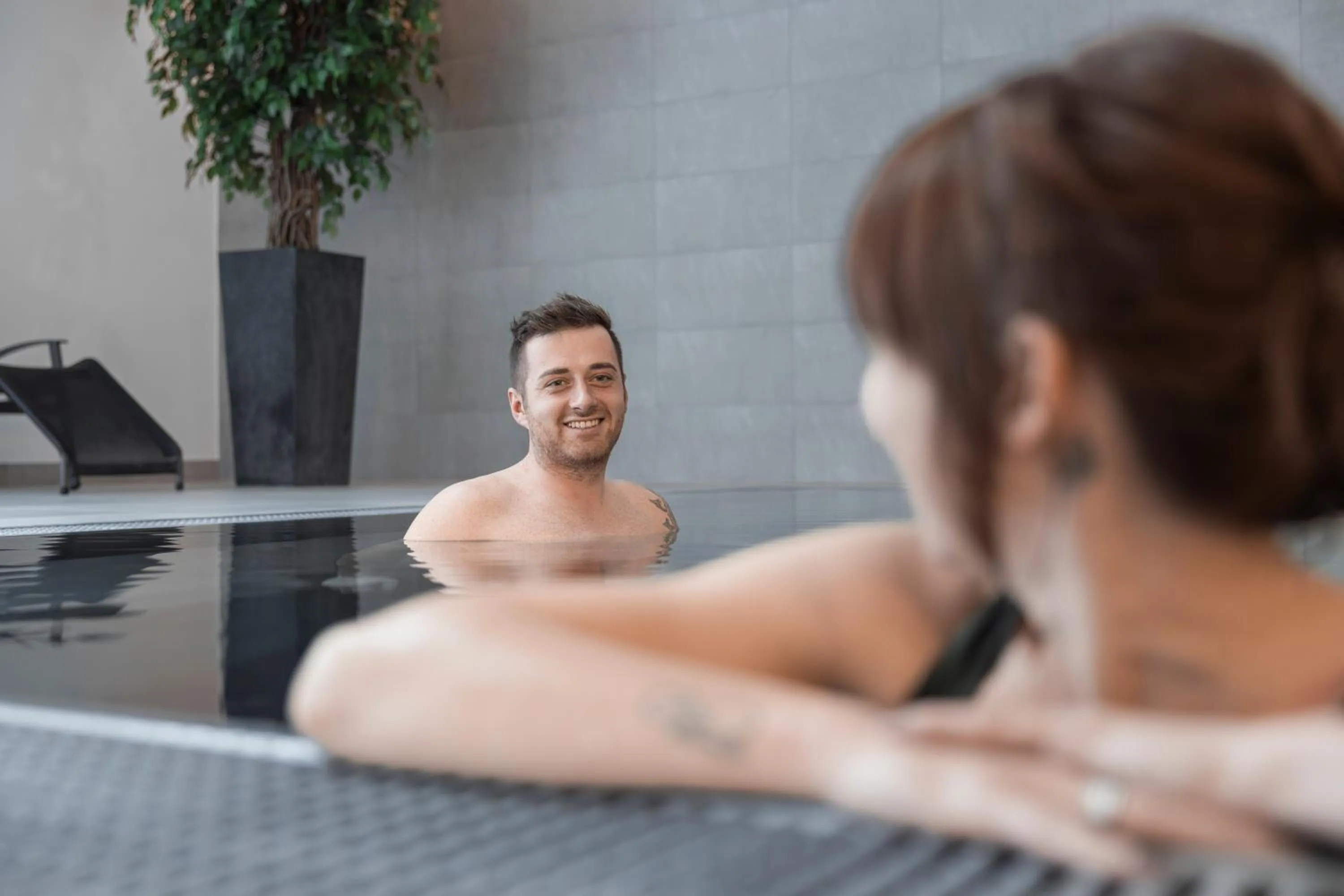 Swimming pool in Hotel Bergwelt