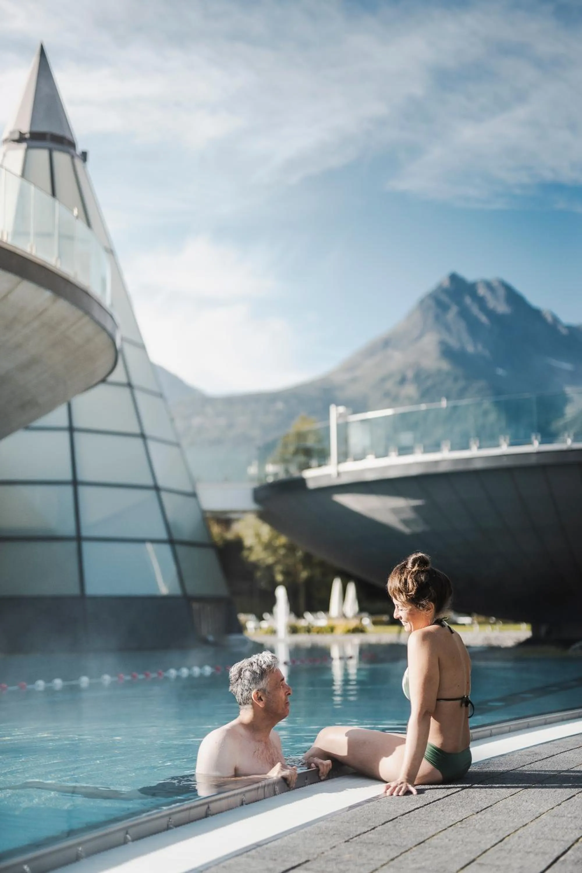 Swimming pool in Hotel Bergwelt