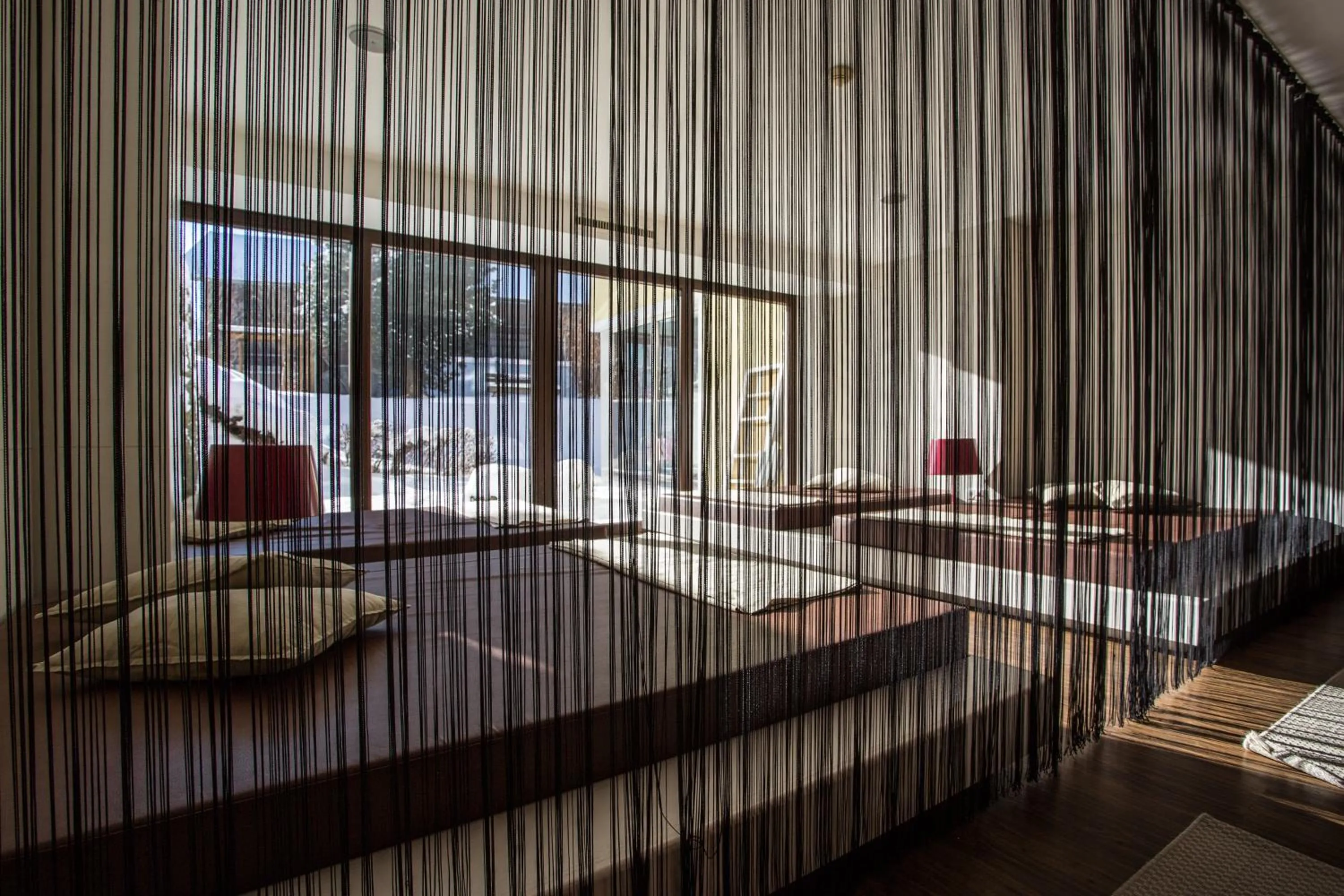 Swimming pool, Bed in Hotel Bergwelt