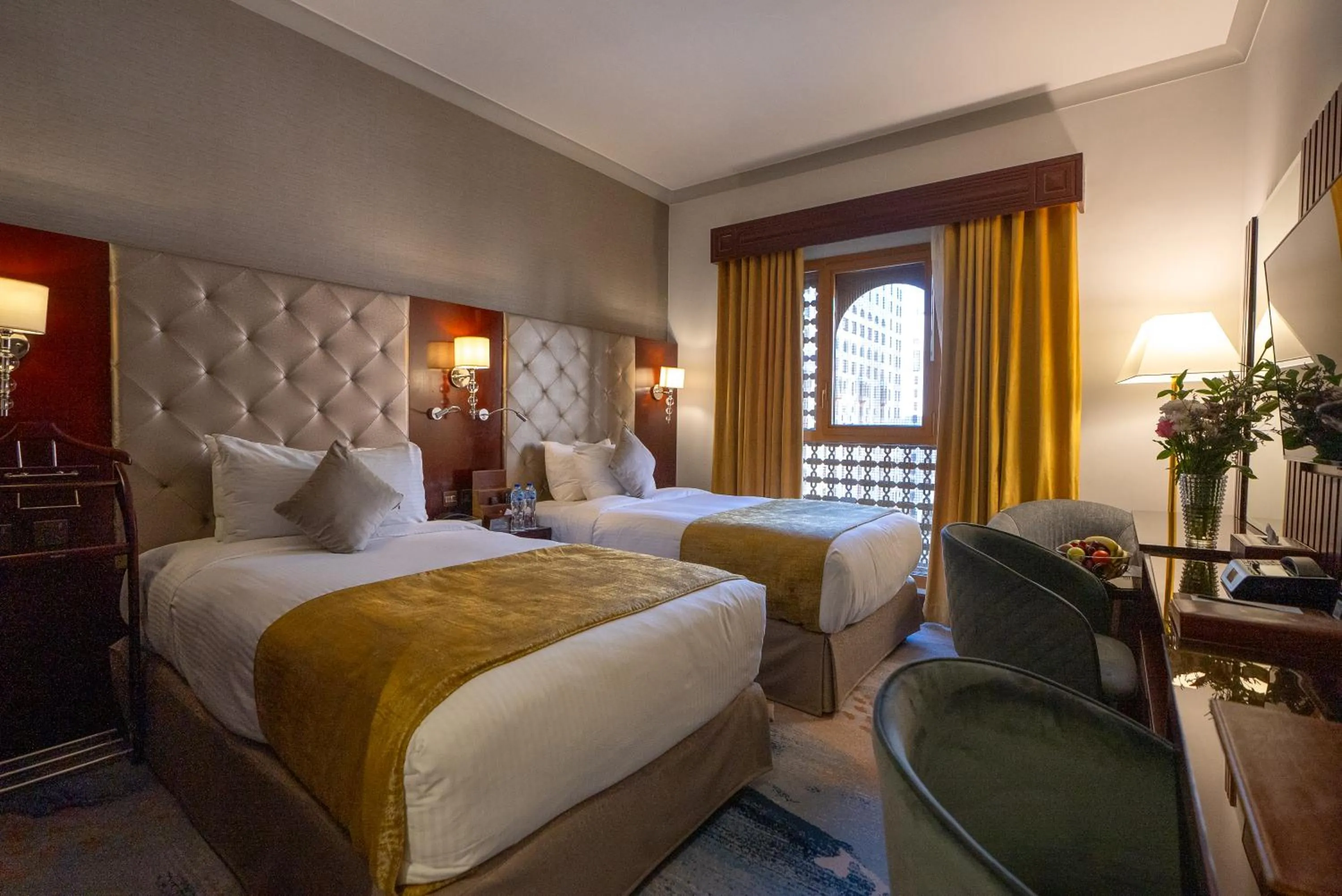 Bed in Dar Al Taqwa Hotel