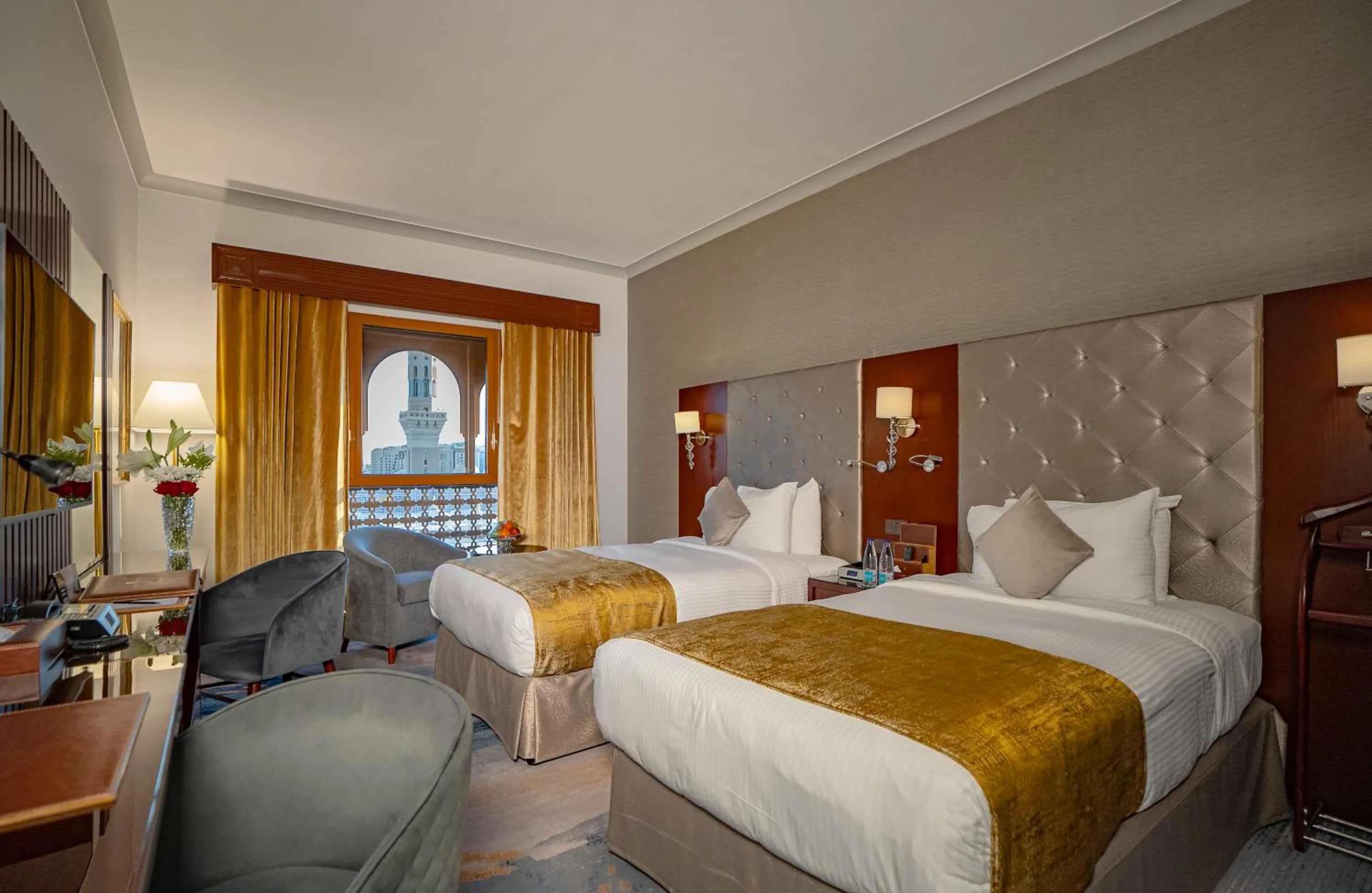 Bed in Dar Al Taqwa Hotel