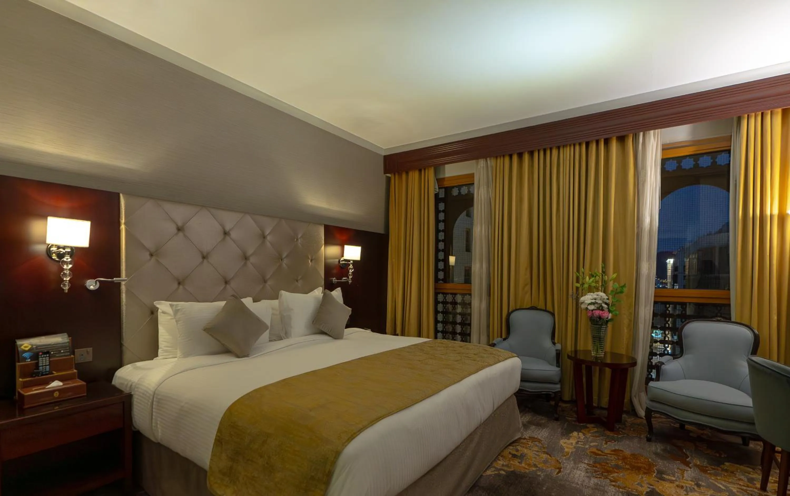 Bed in Dar Al Taqwa Hotel