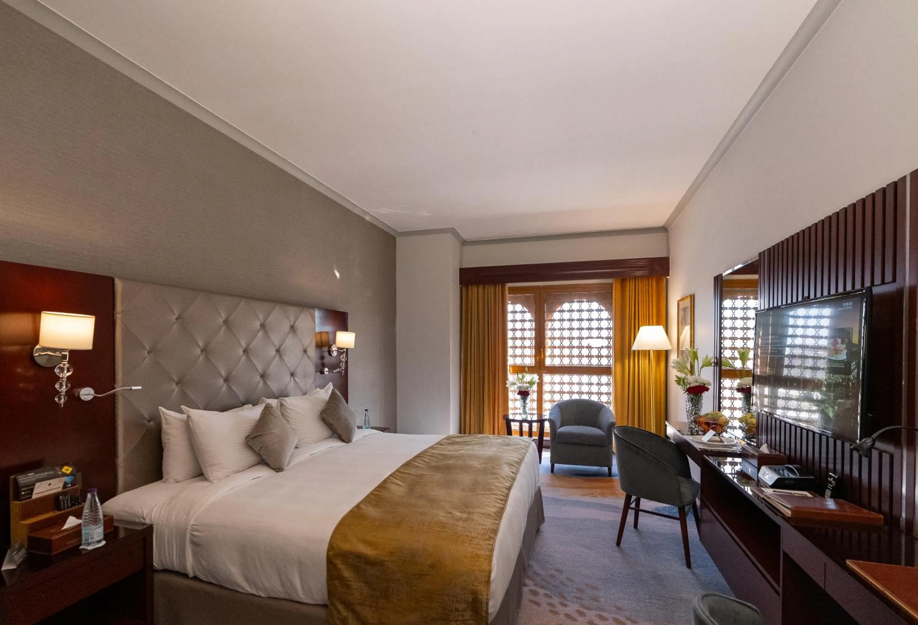 Bed in Dar Al Taqwa Hotel