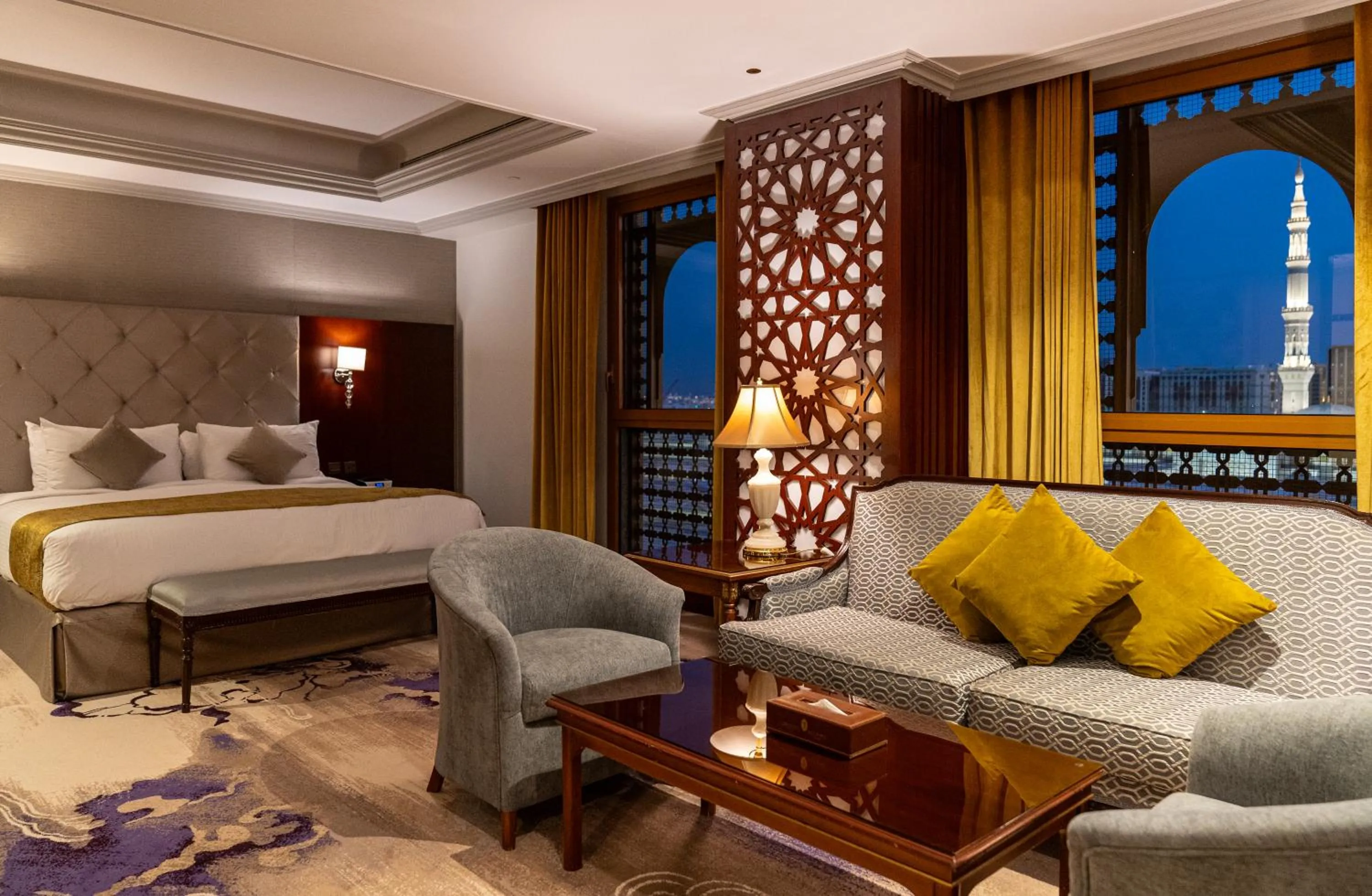 Bed in Dar Al Taqwa Hotel