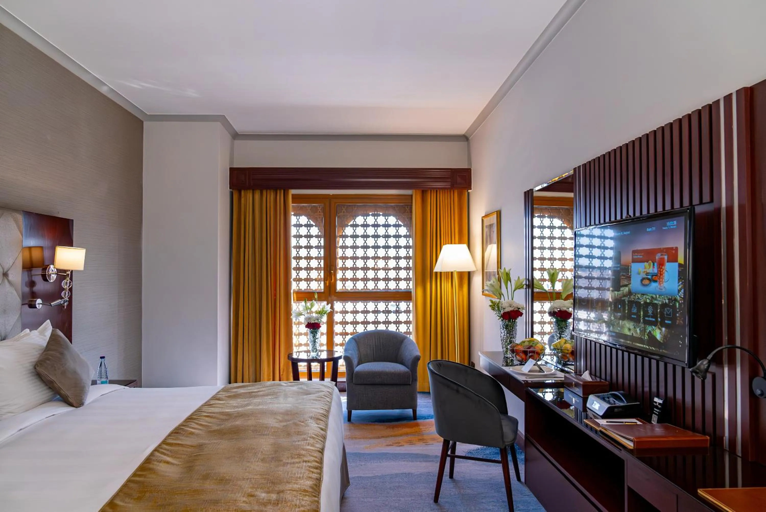 Bed in Dar Al Taqwa Hotel