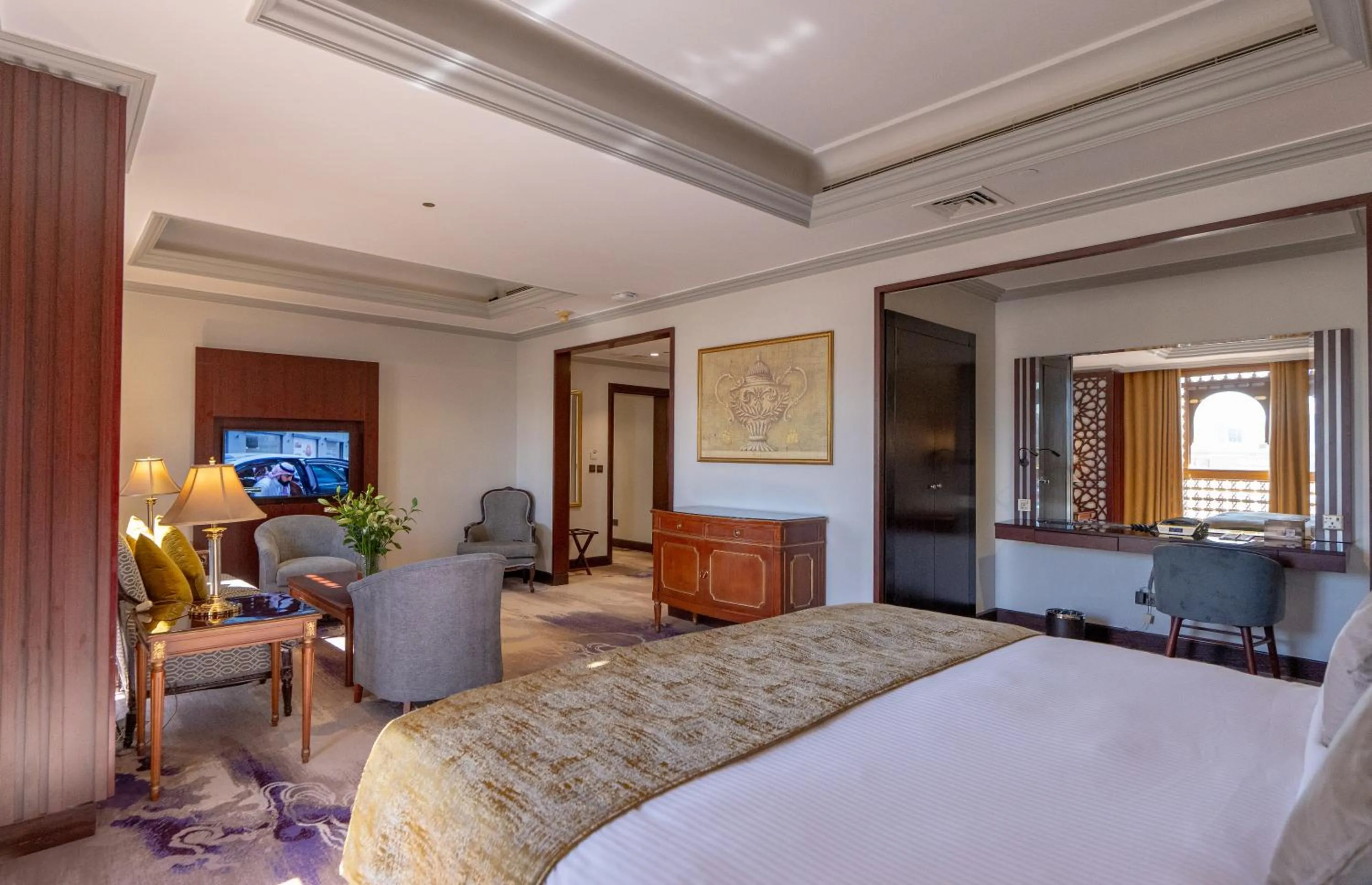 Bed in Dar Al Taqwa Hotel