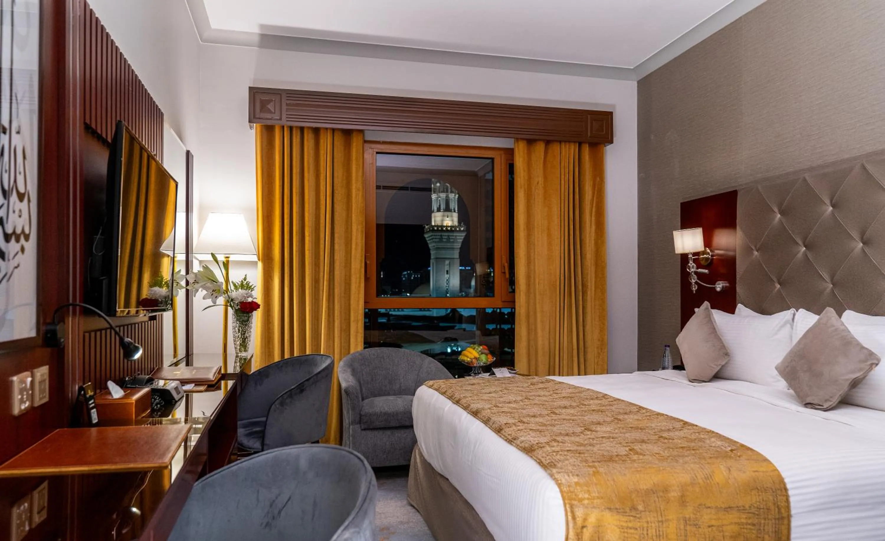 Bed in Dar Al Taqwa Hotel