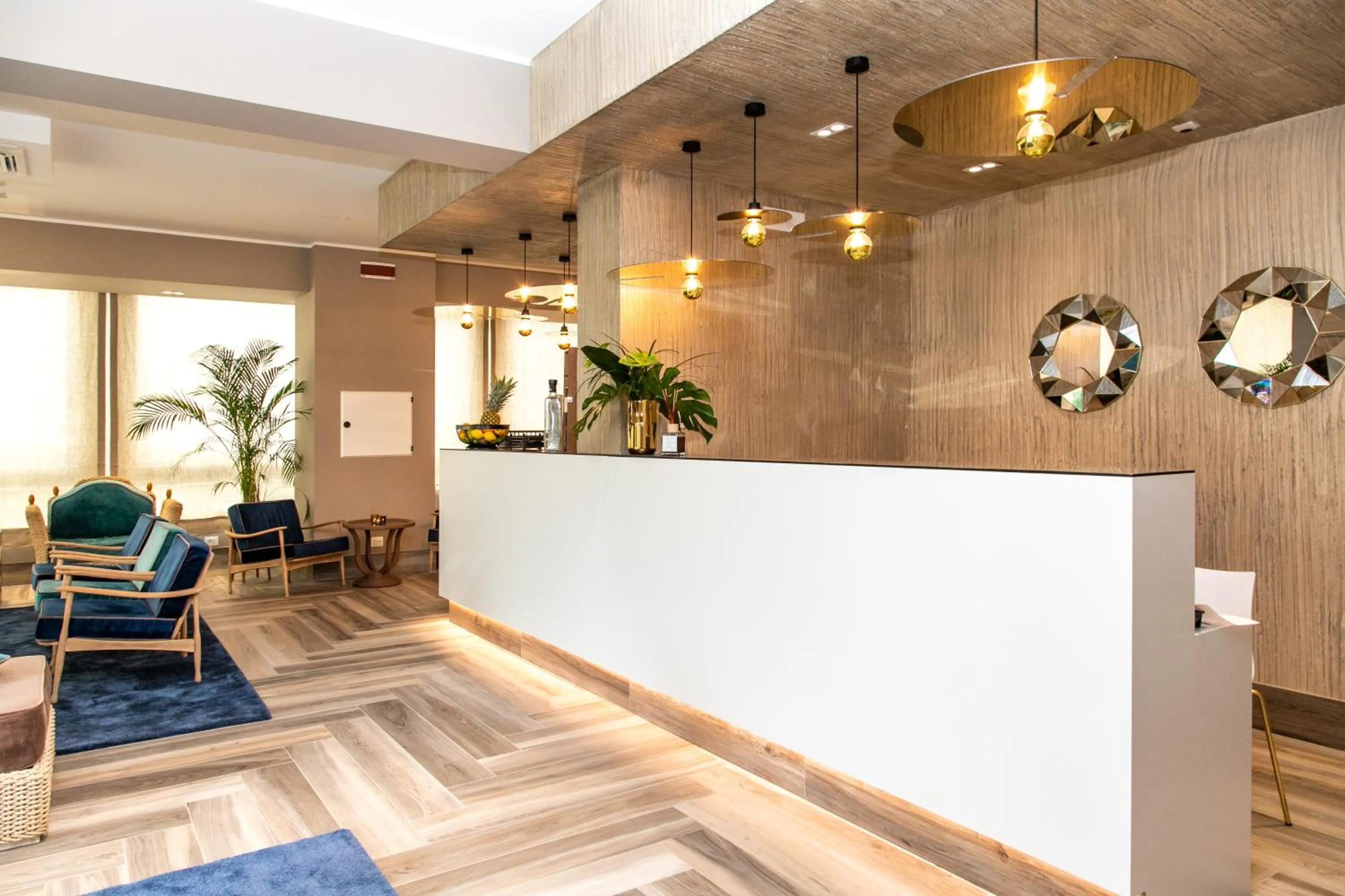 Lobby or reception in Hotel Greif