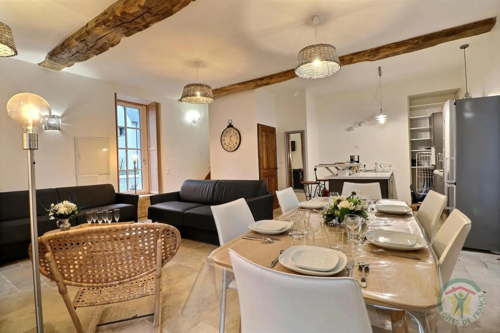 Dining area in Chateau des Fontenelles
