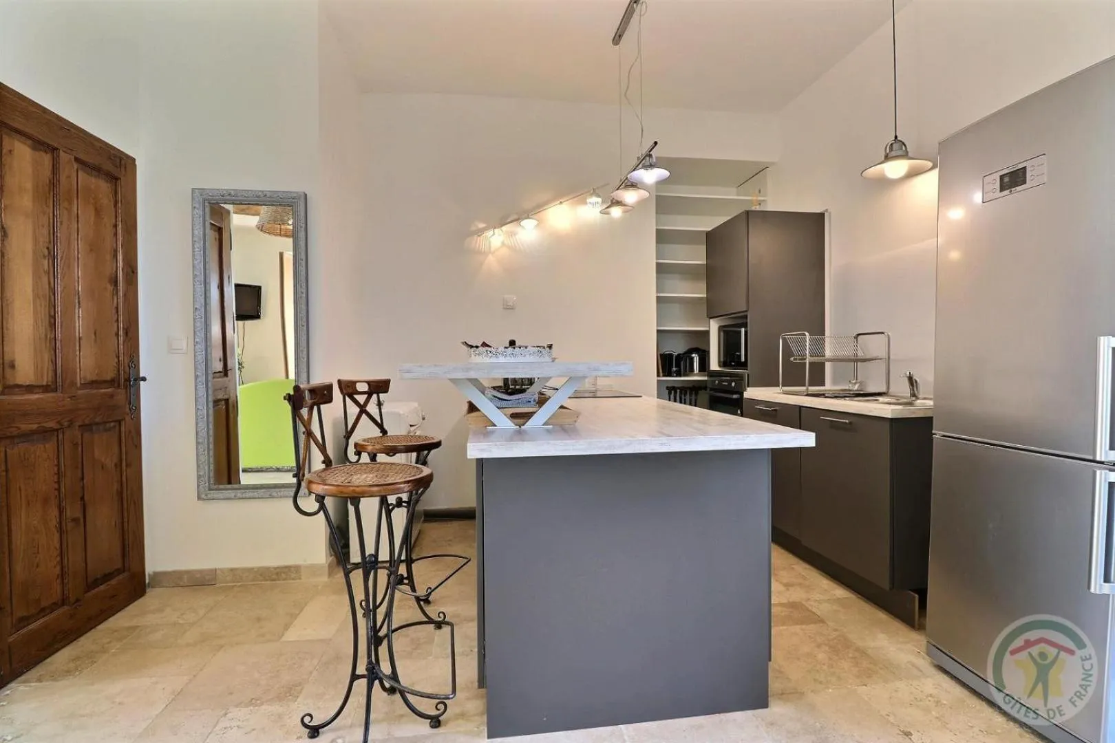 Kitchen or kitchenette in Chateau des Fontenelles