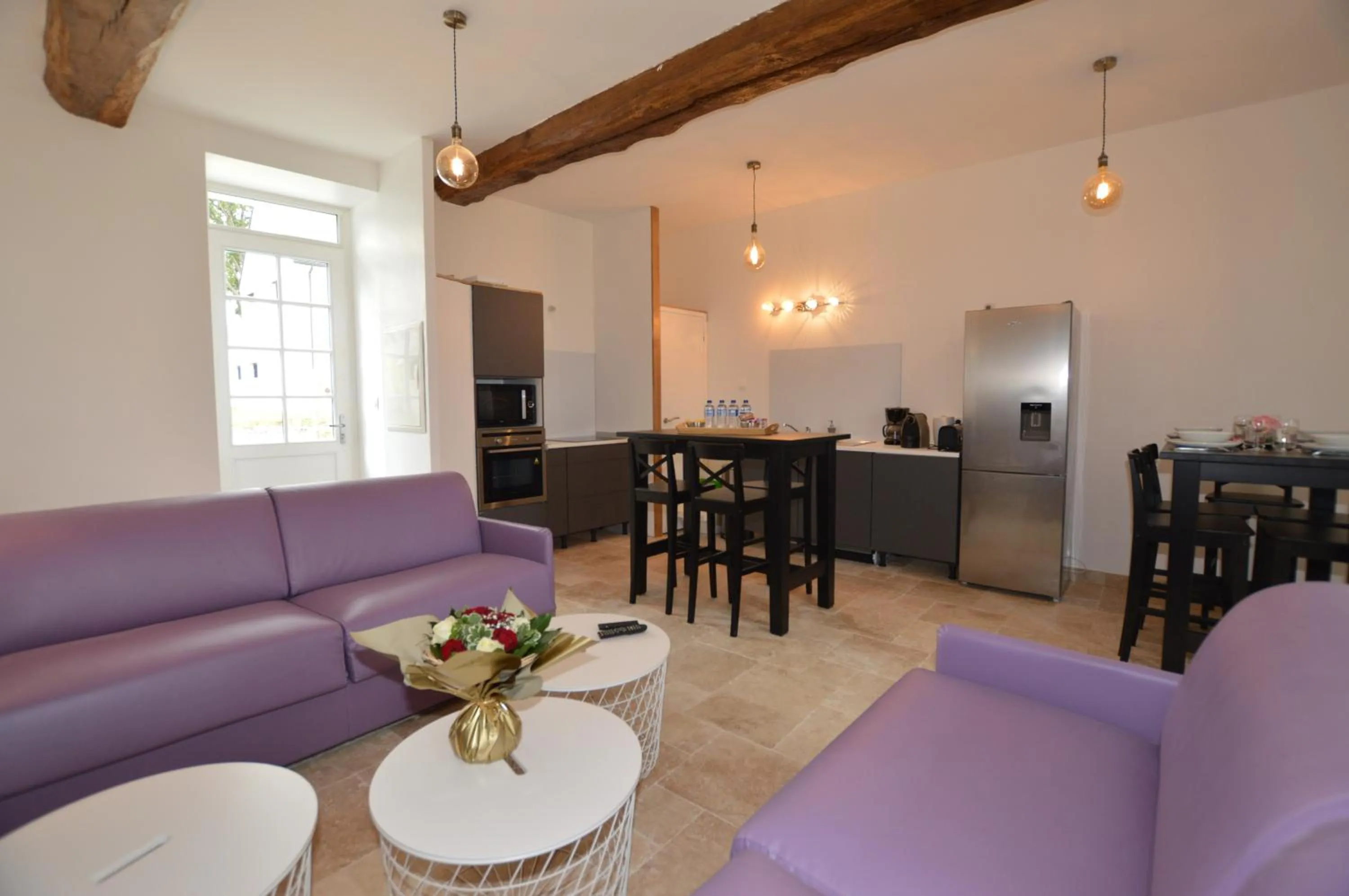 Seating area in Chateau des Fontenelles