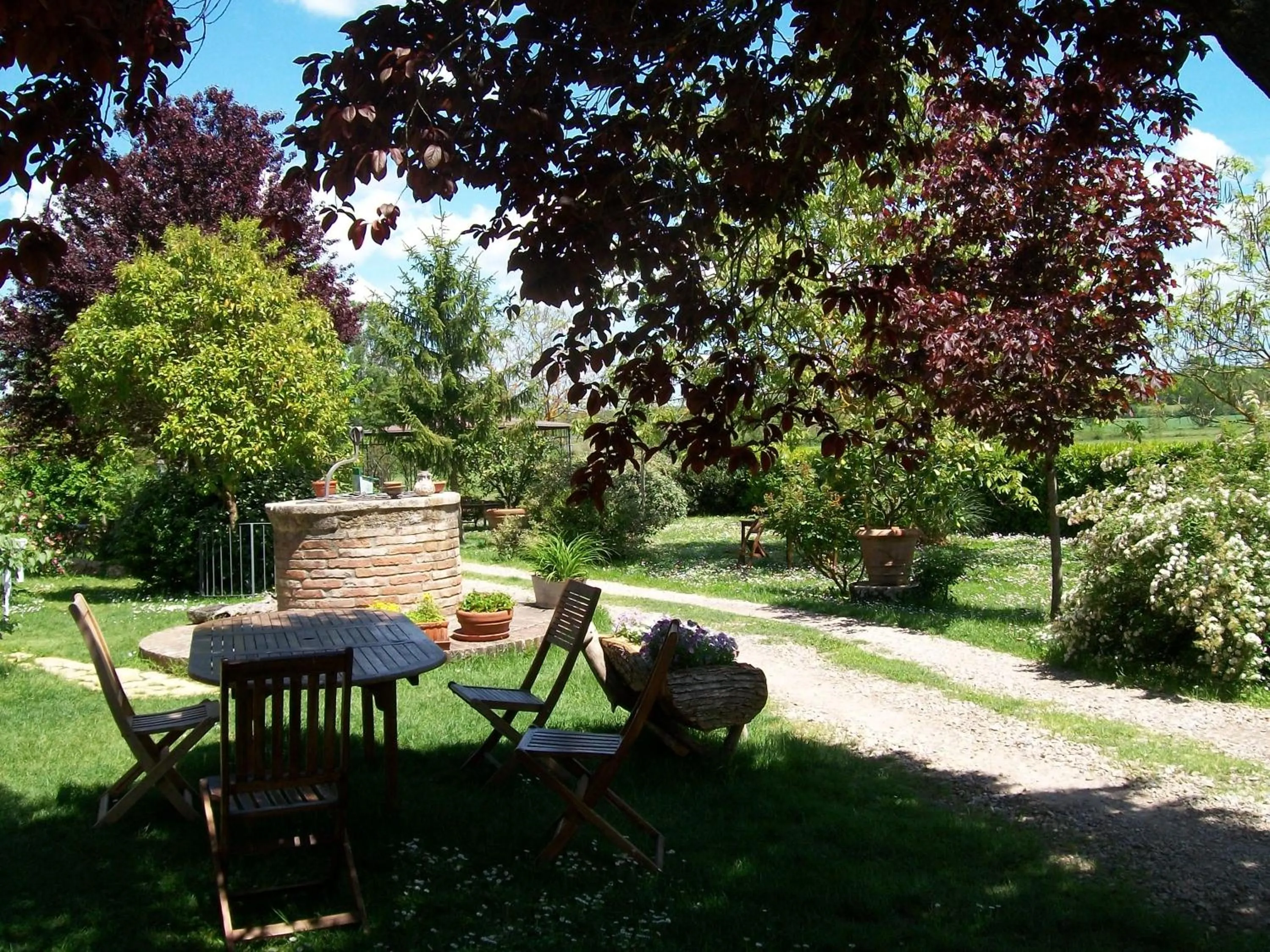 Garden in B&B Palazzo a Merse