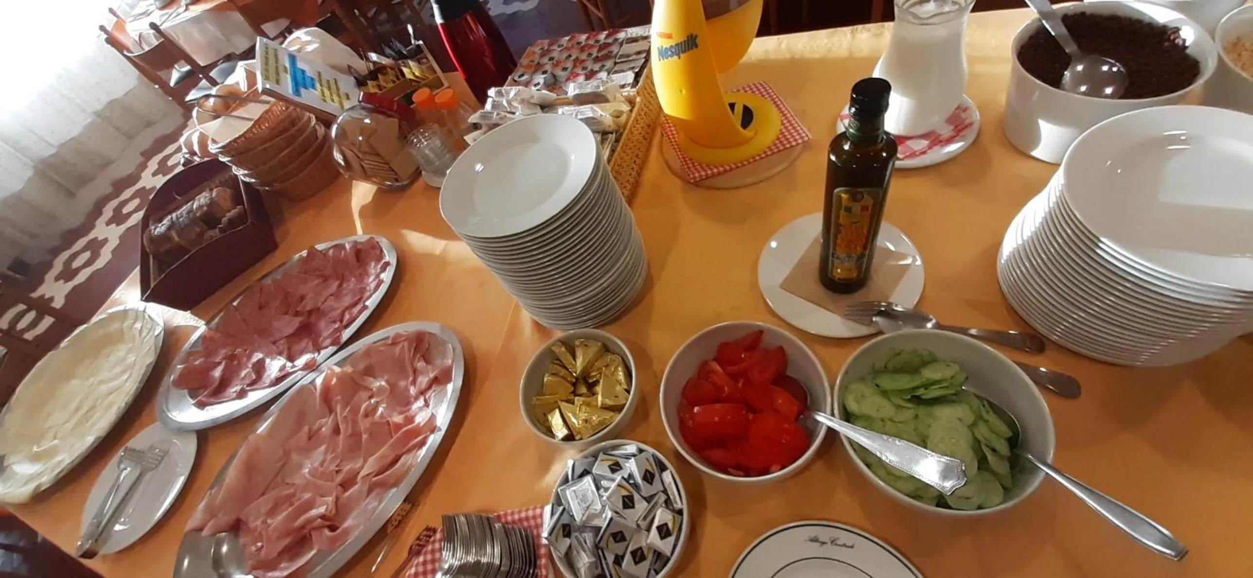 Buffet breakfast in Albergo Centrale Tarcento