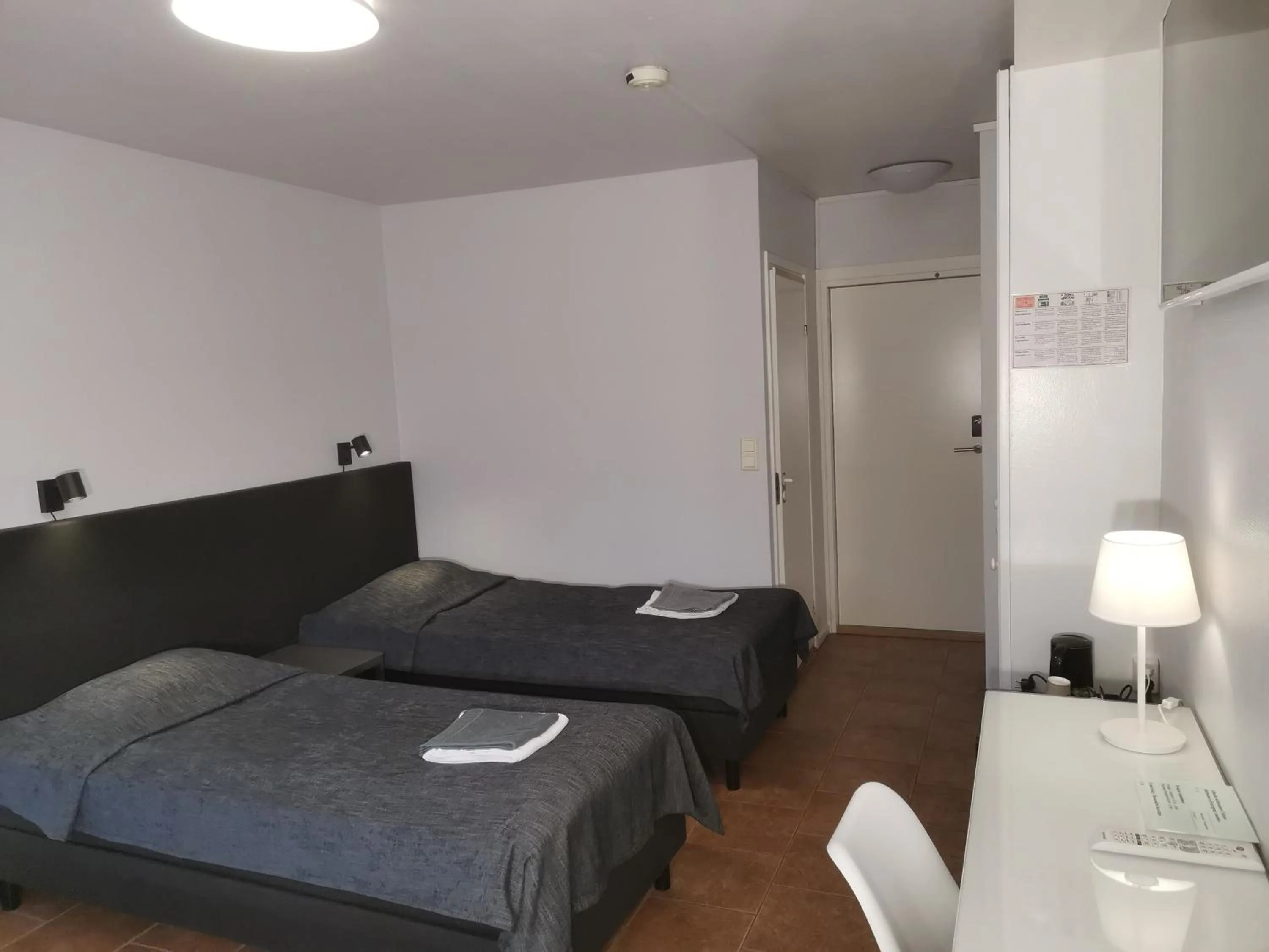 Bed in Hotel Esplanad