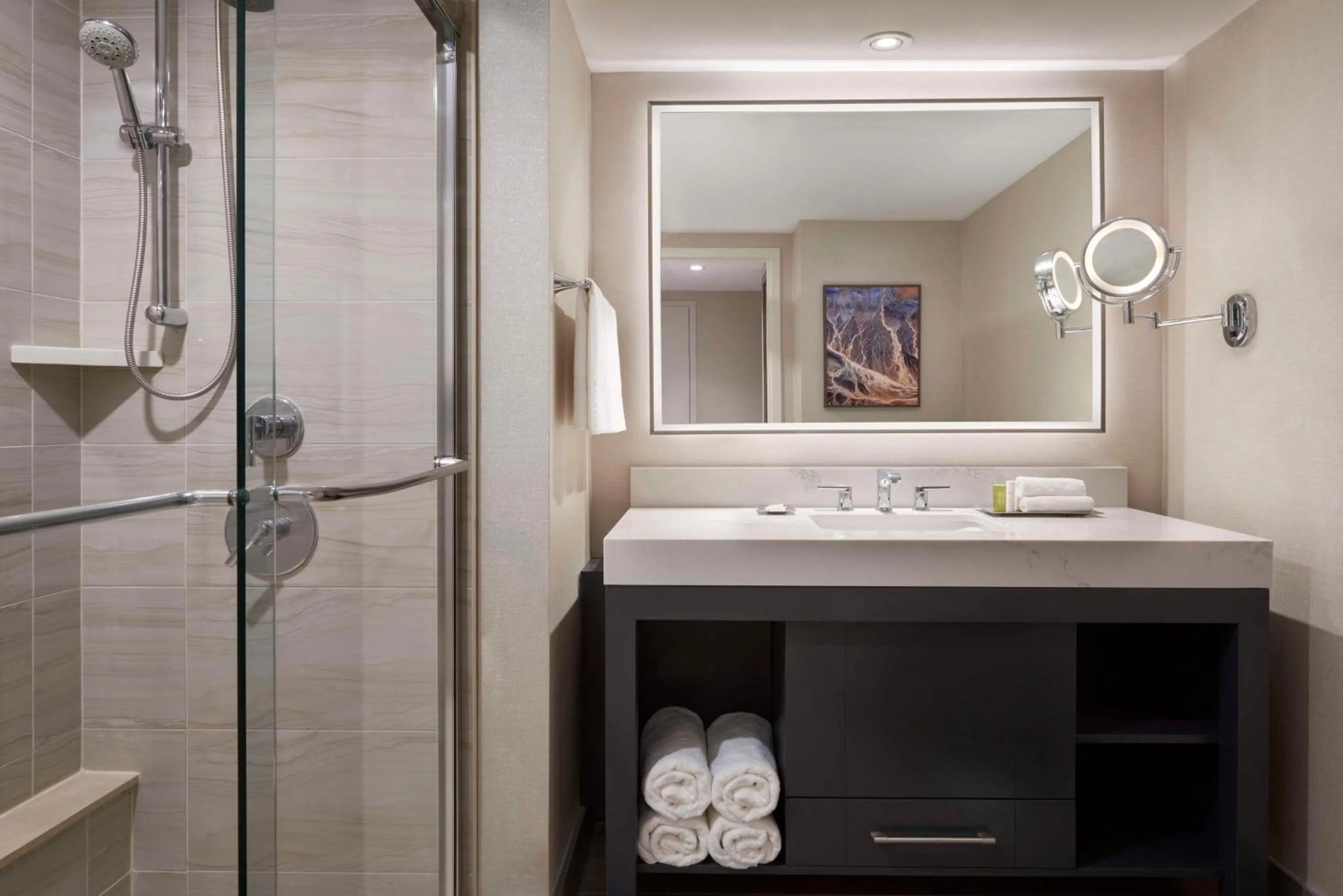 Bathroom in Hilton Toronto