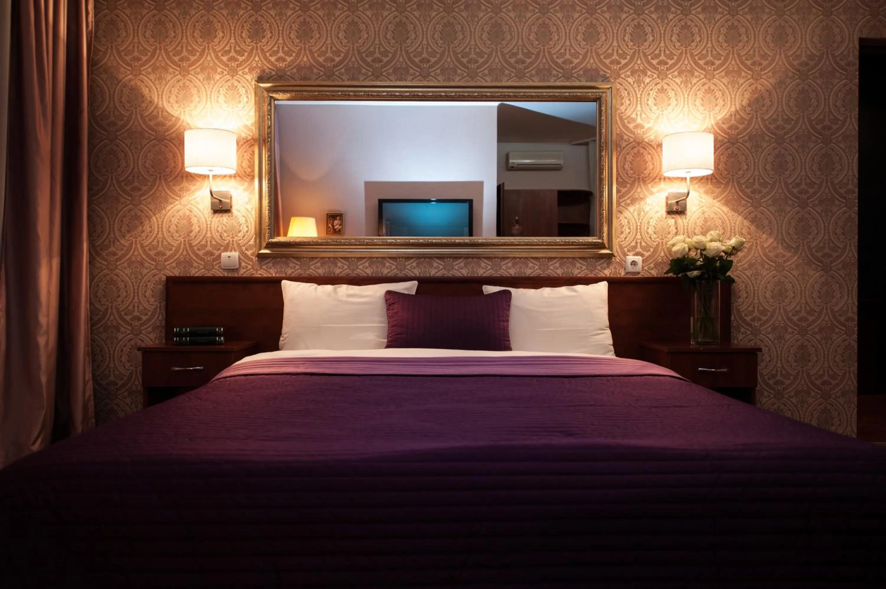 Bed in Art-Rustic Boutique Hotel