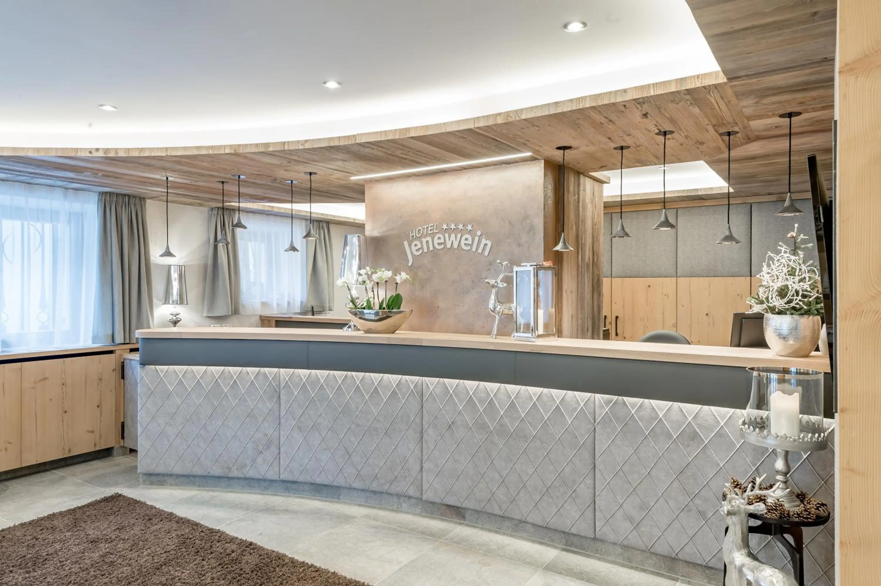 Lobby or reception in Hotel Jenewein
