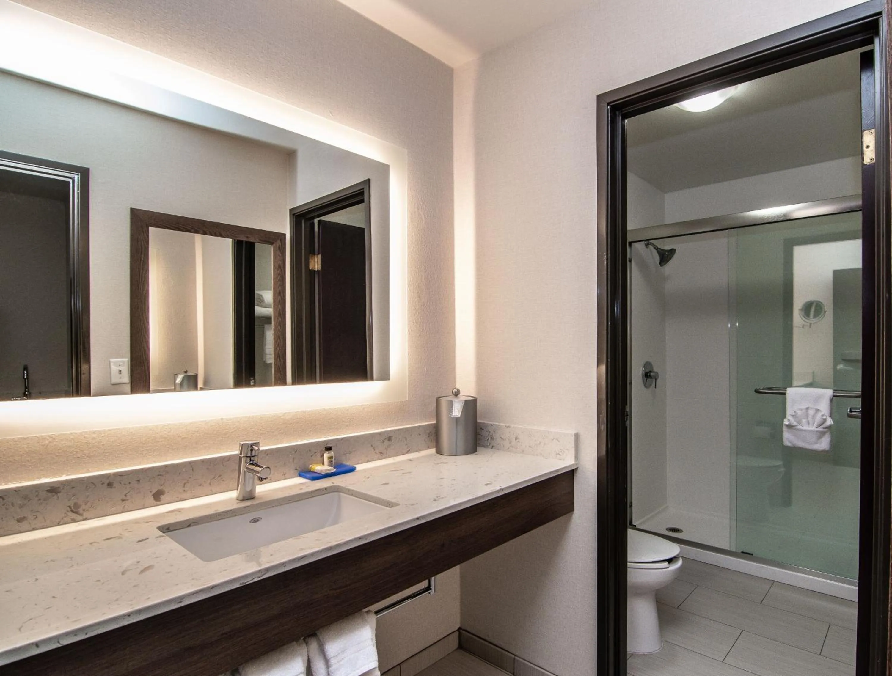 Bathroom in Holiday Inn Express Spokane-Downtown by IHG