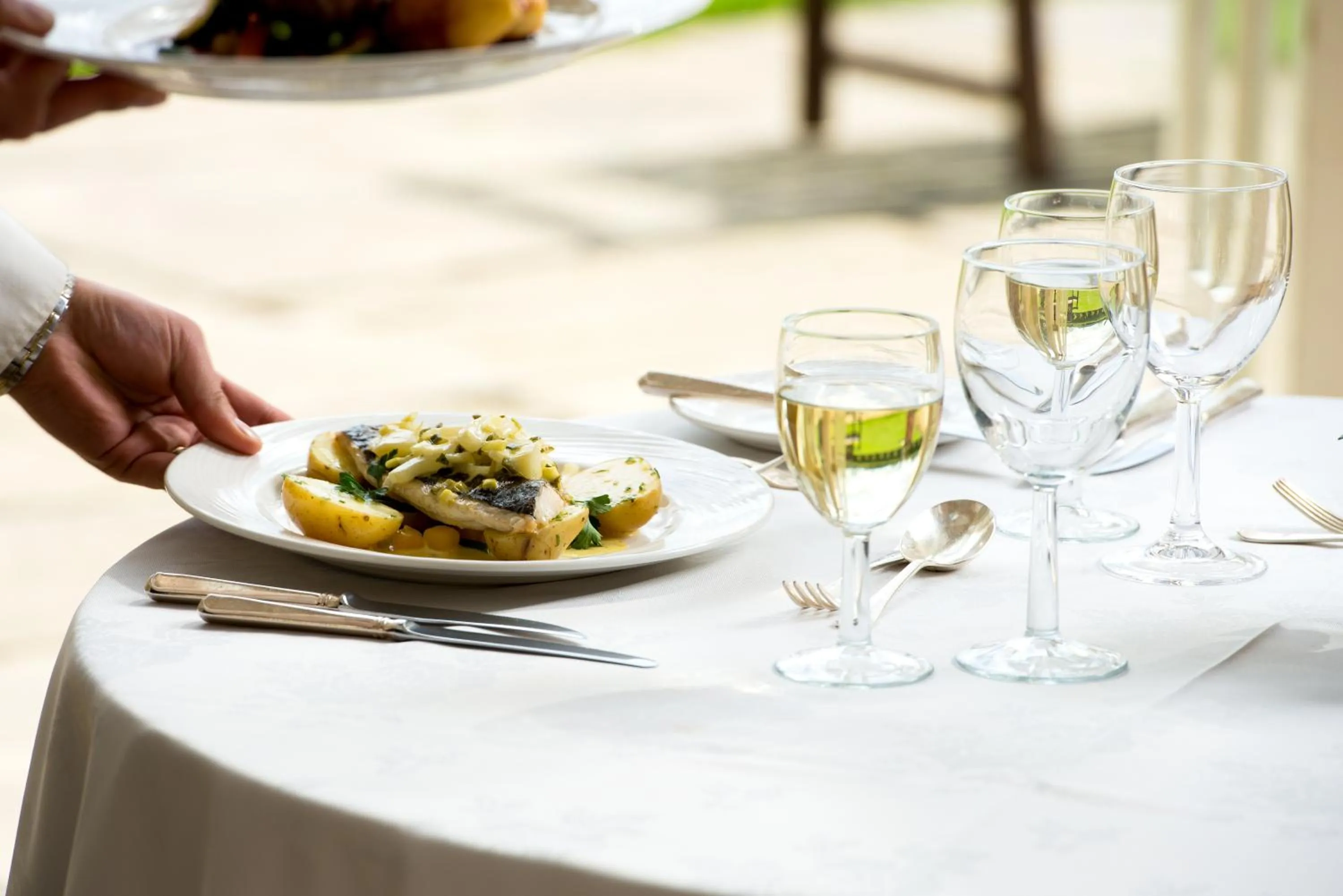 Food in Dovecliff Hall Hotel