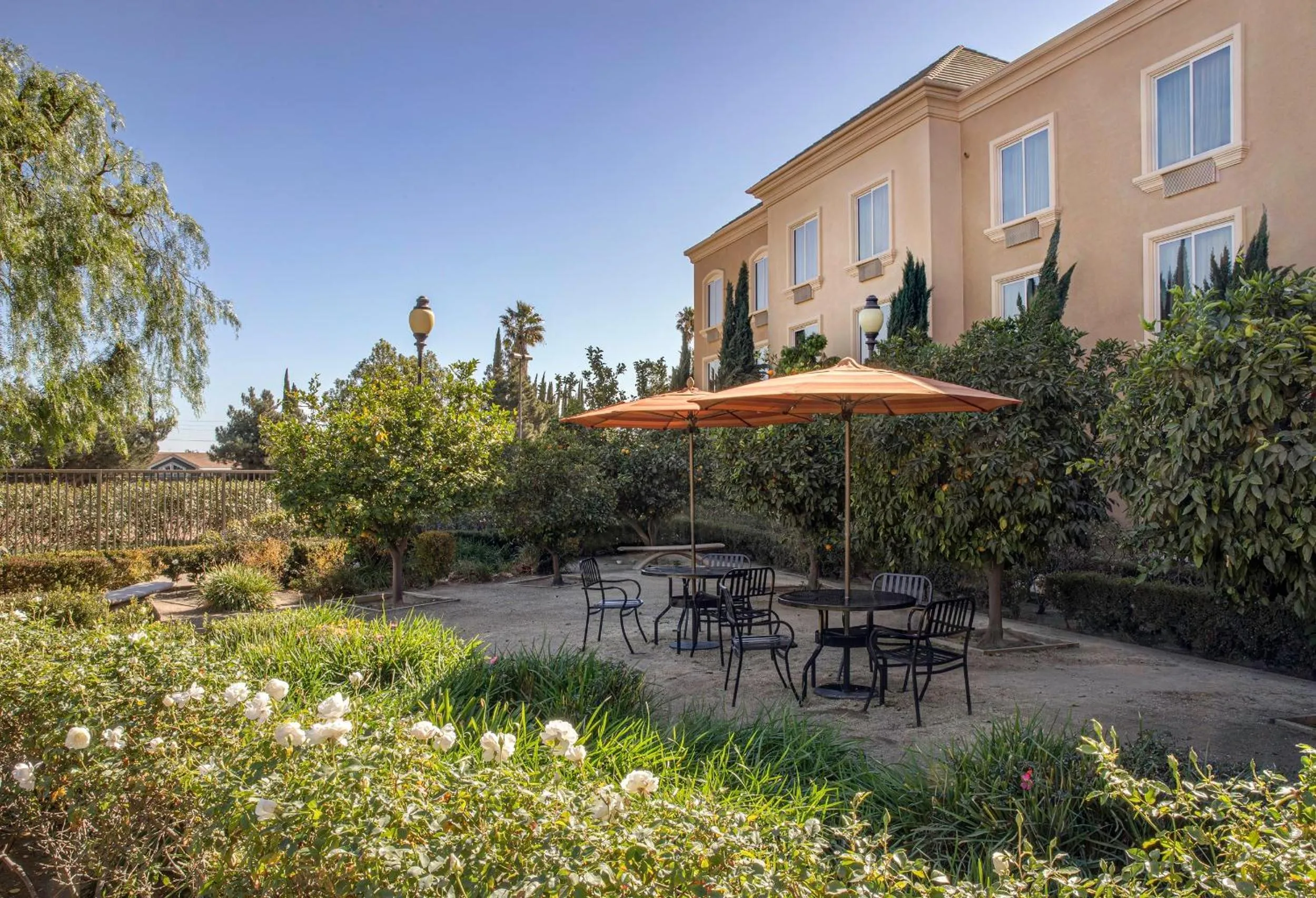 Patio in Ayres Hotel Chino Hills Ontario